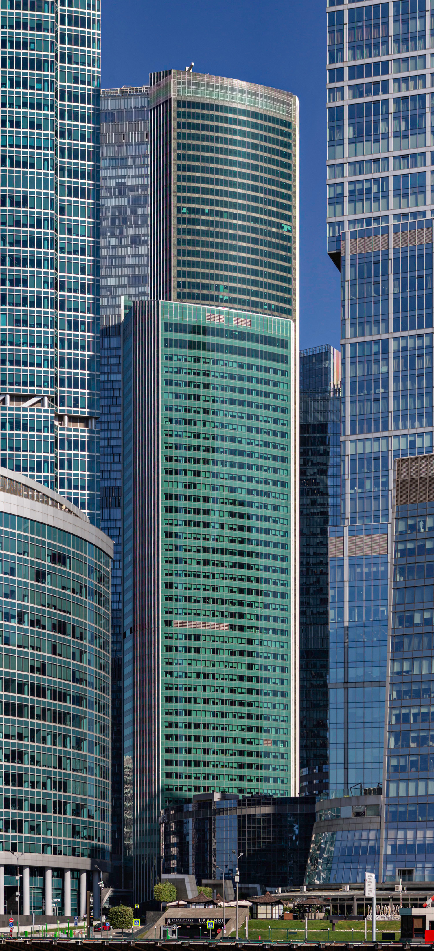 Eurasia Tower, Moscow - View across the Moskwa. © Mathias Beinling