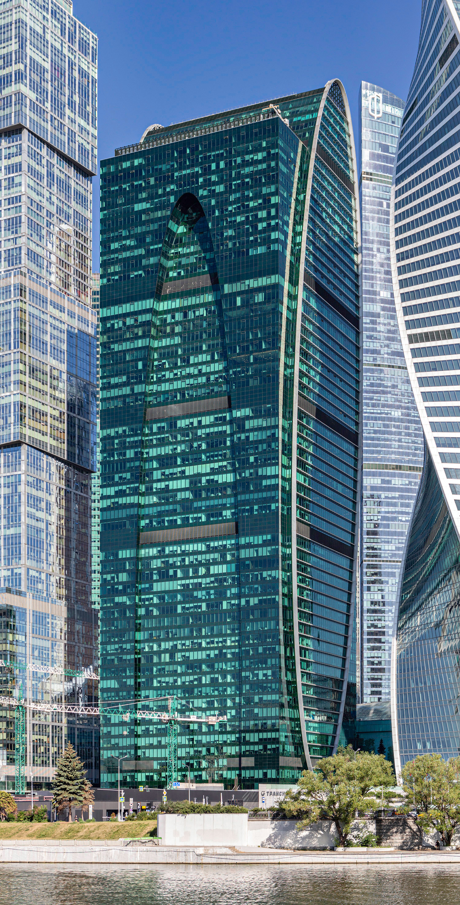 Imperia Tower, Moscow - View across the Moskwa. © Mathias Beinling
