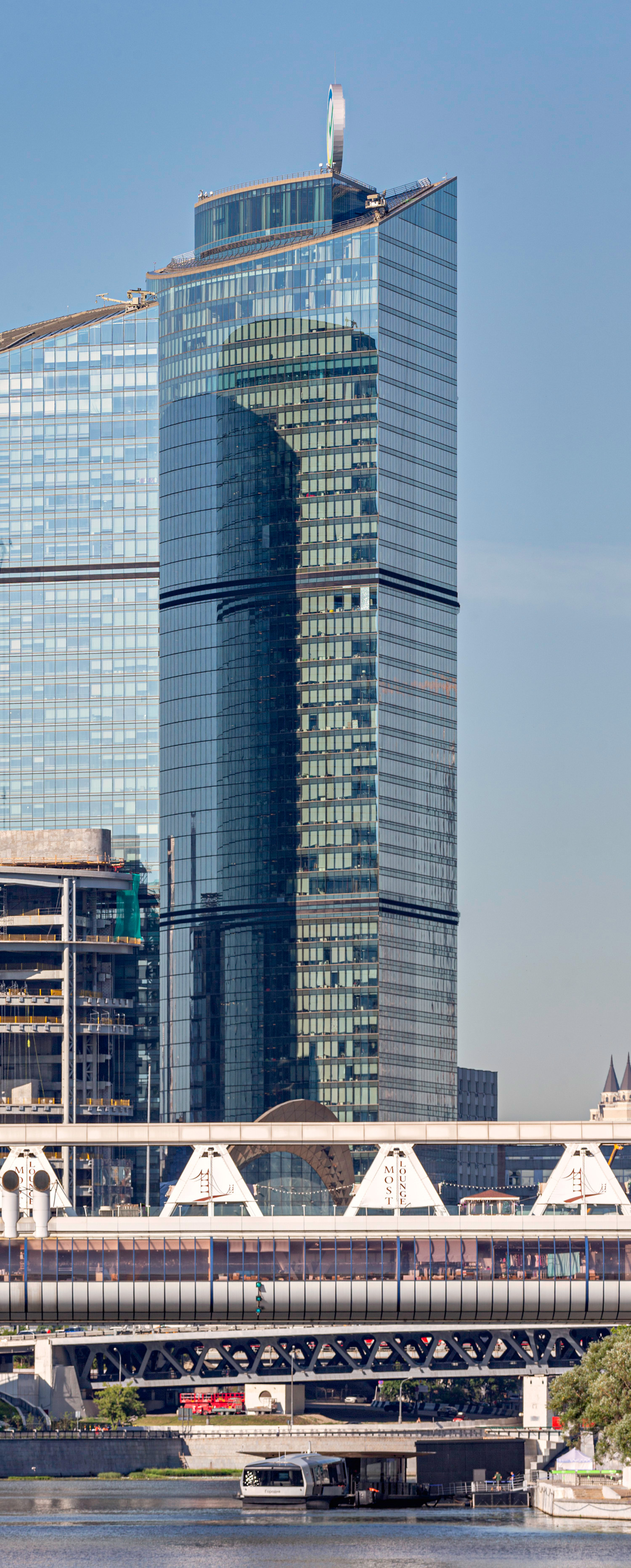 Mirax Plaza - Tower A, Moscow - View from the east. © Mathias Beinling