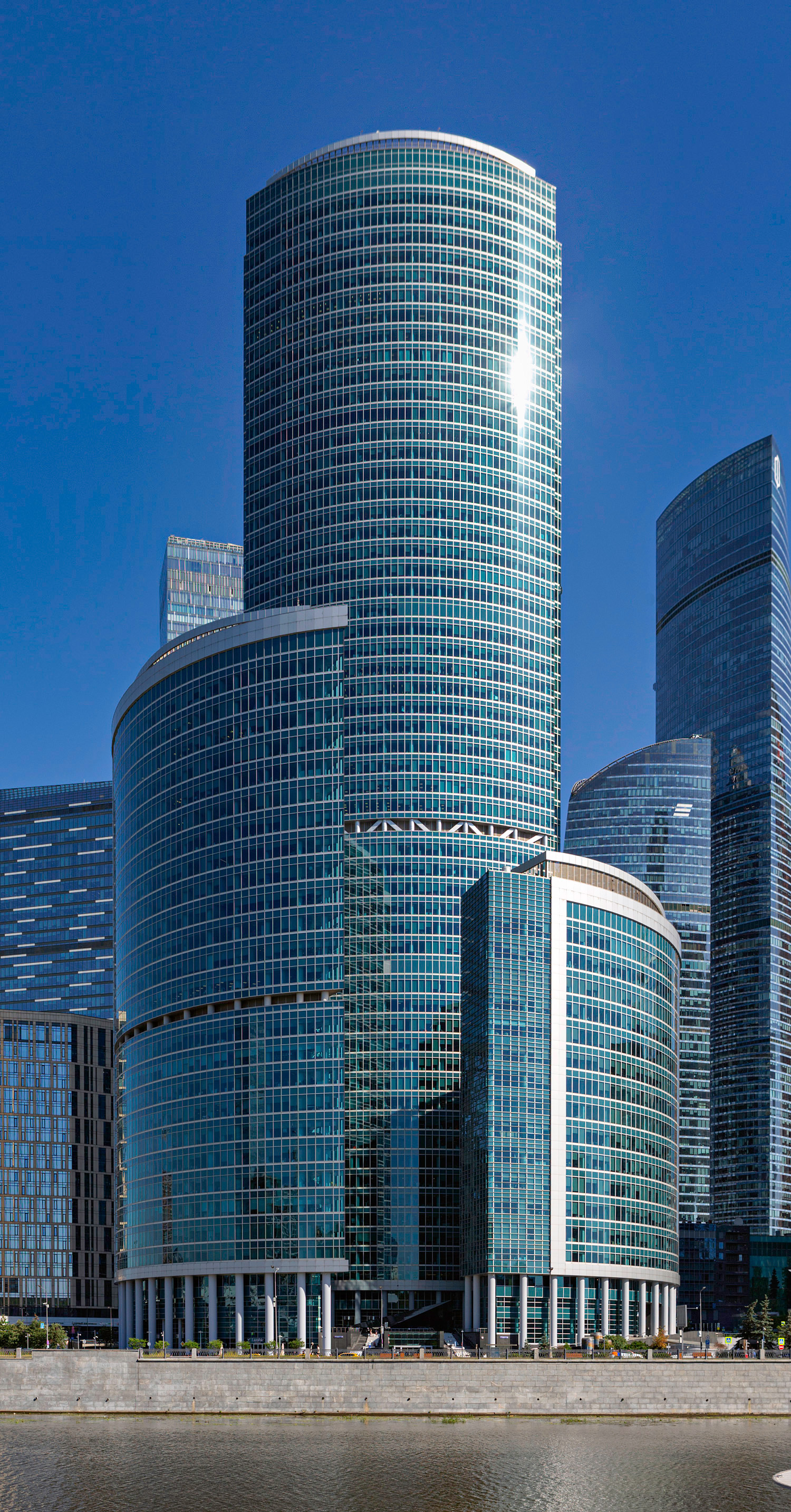 Naberezhnaya Tower Block C, Moscow - View across the Moskwa. © Mathias Beinling