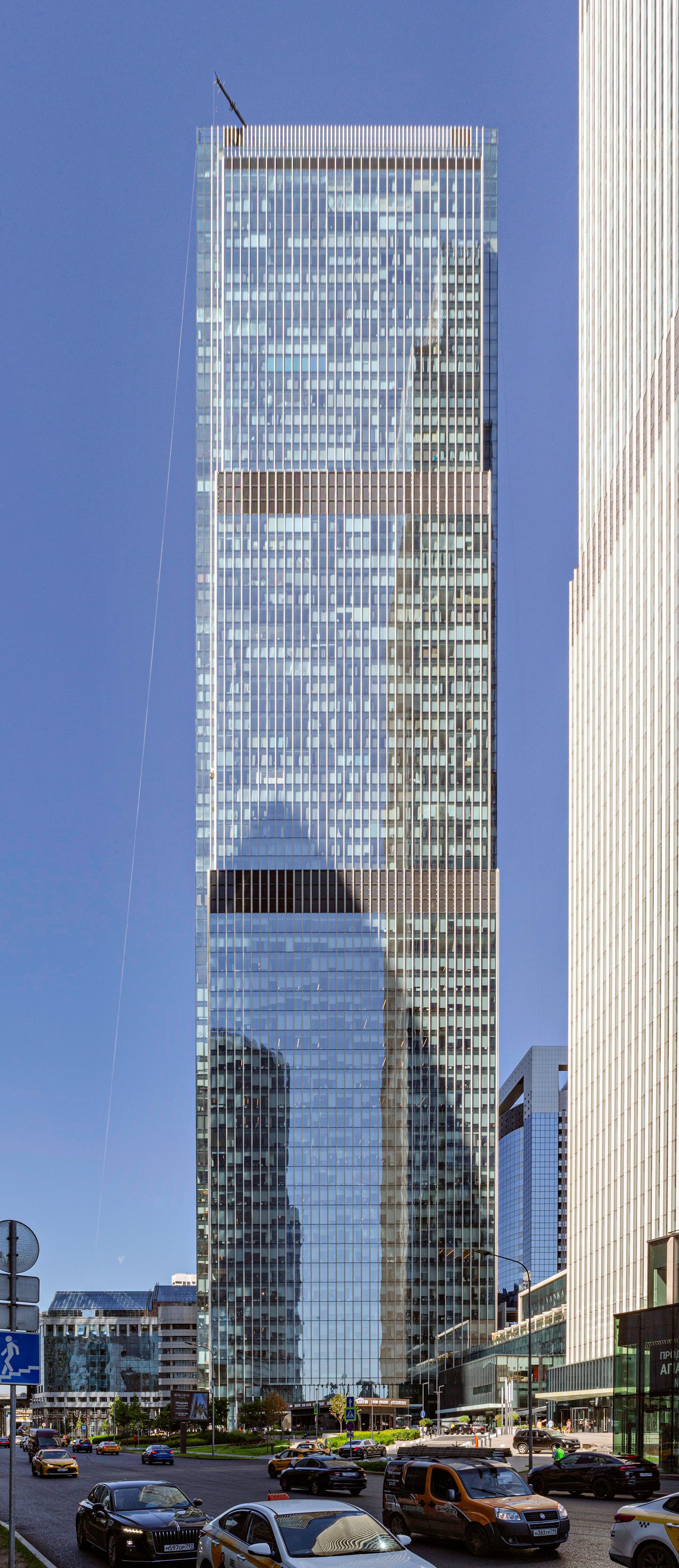 Neva Towers 1, Moscow - View from the east. © Mathias Beinling