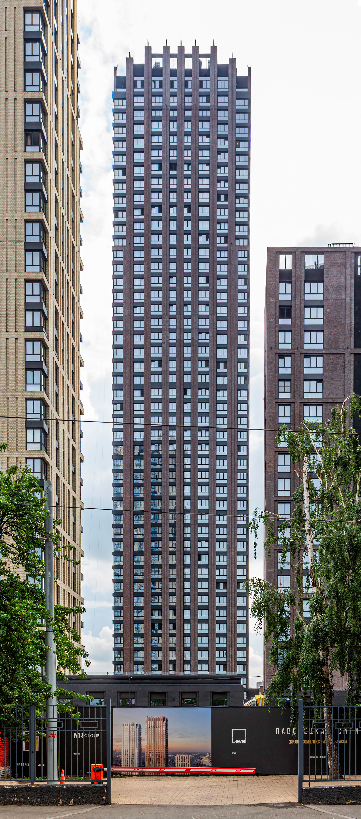 Paveletskaya City Tower 2, Moscow - View from the west. © Mathias Beinling