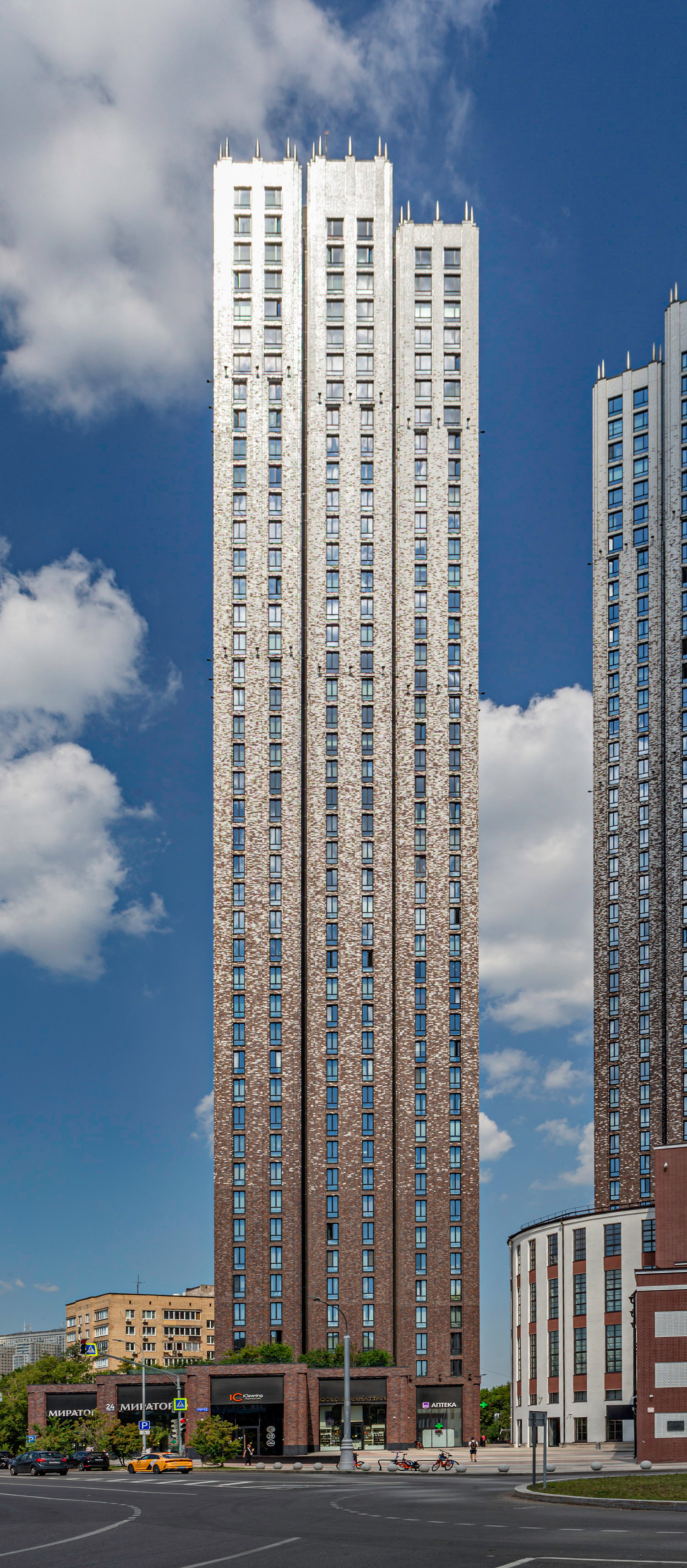 Presnya City 1, Moscow - View from the southeast. © Mathias Beinling