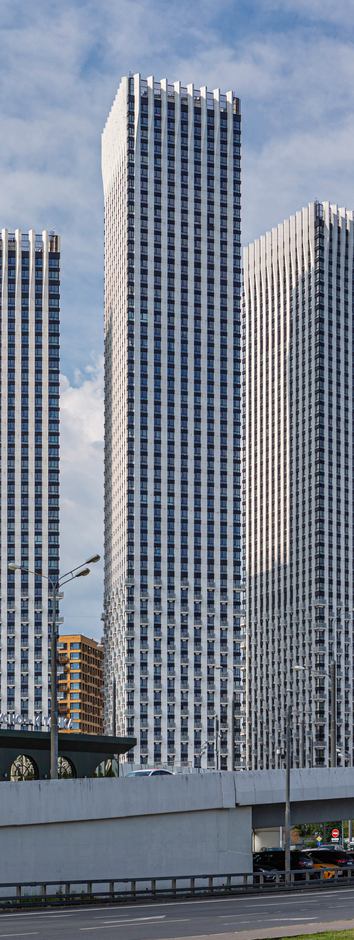 Wellton Tower 2, Moscow - View from the northeast. © Mathias Beinling