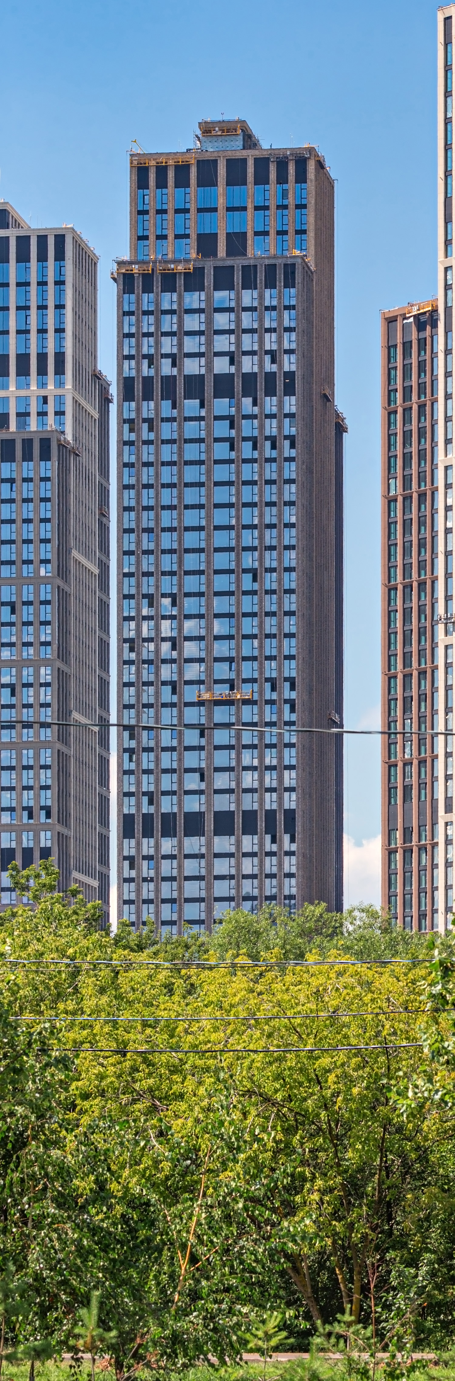 Will Towers - Energy Tower, Moscow - View from the east. © Mathias Beinling