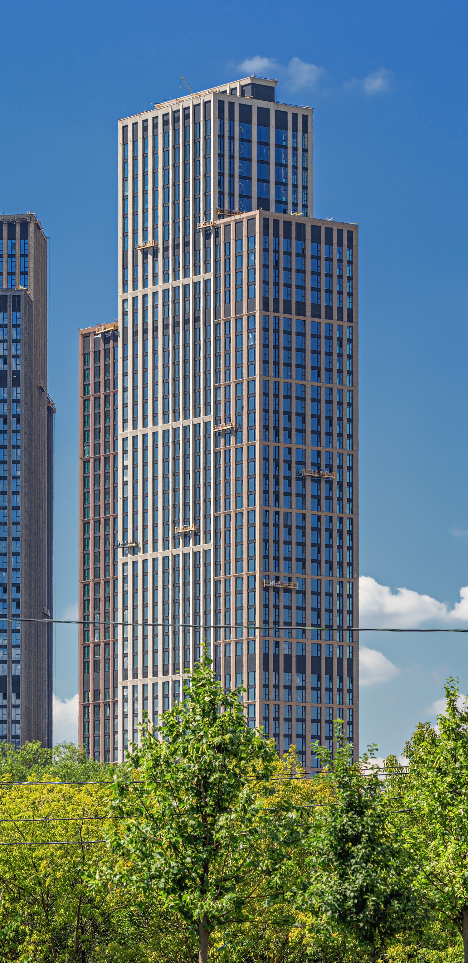 Will Towers - Inspiration Tower, Moscow - View from the east. © Mathias Beinling