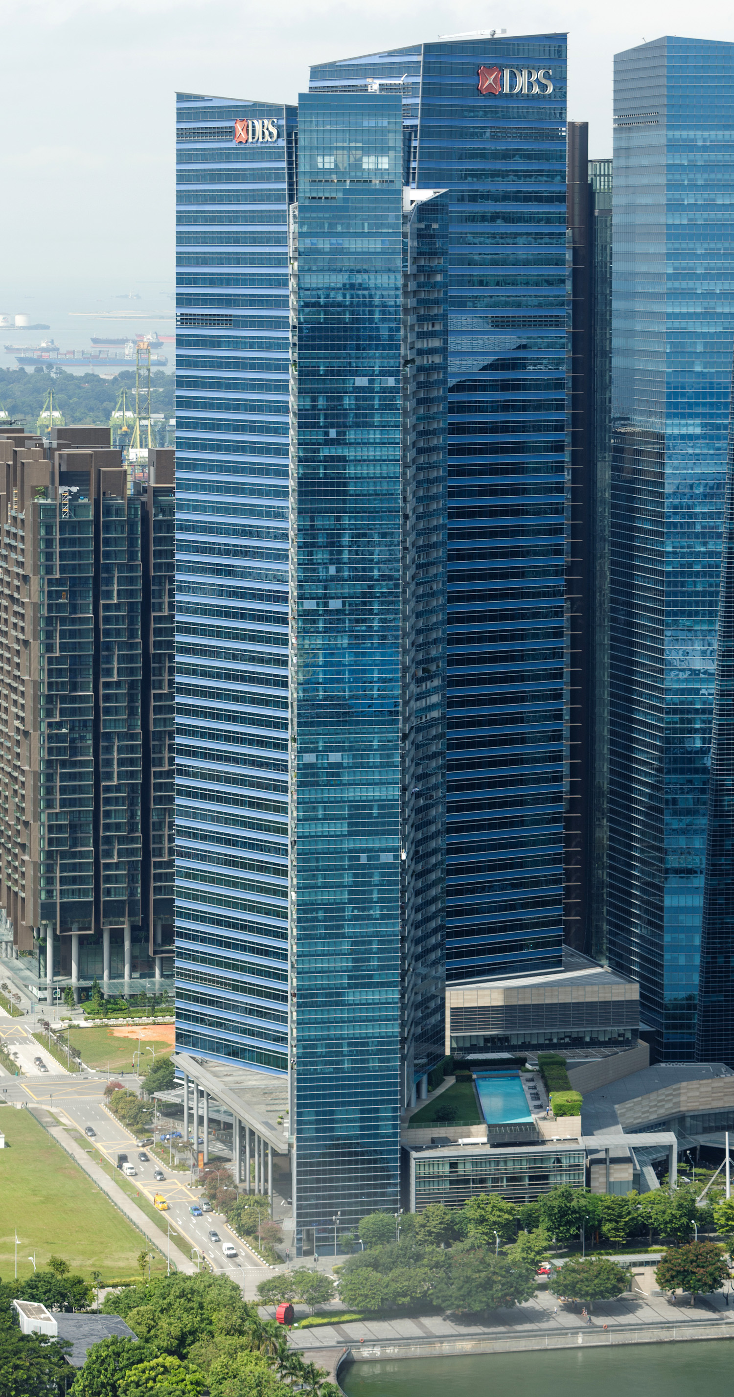 Marina Bay Residences - It is the building in the front