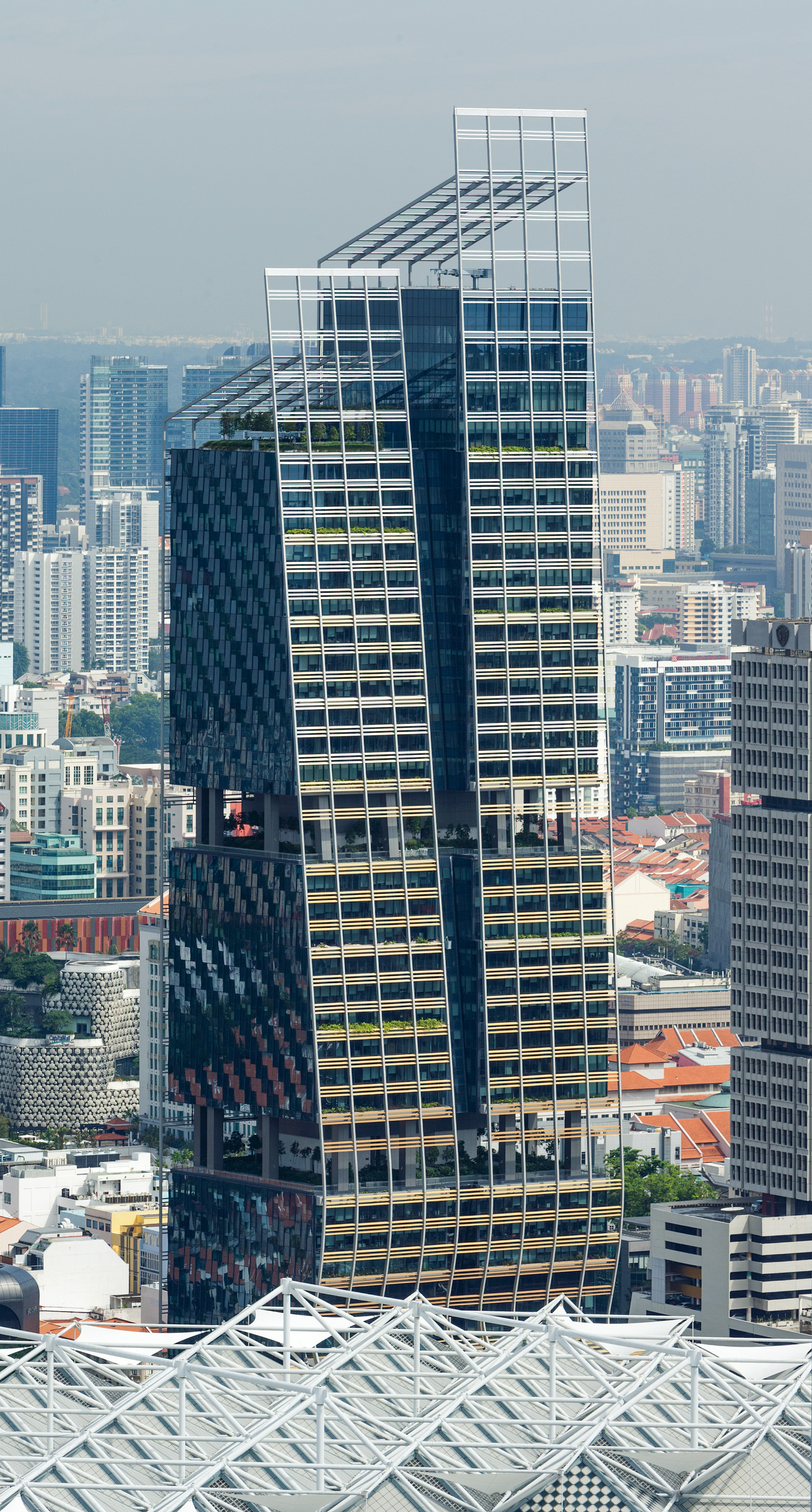 South Beach North Tower - View from Marina Bay Sands Skydeck