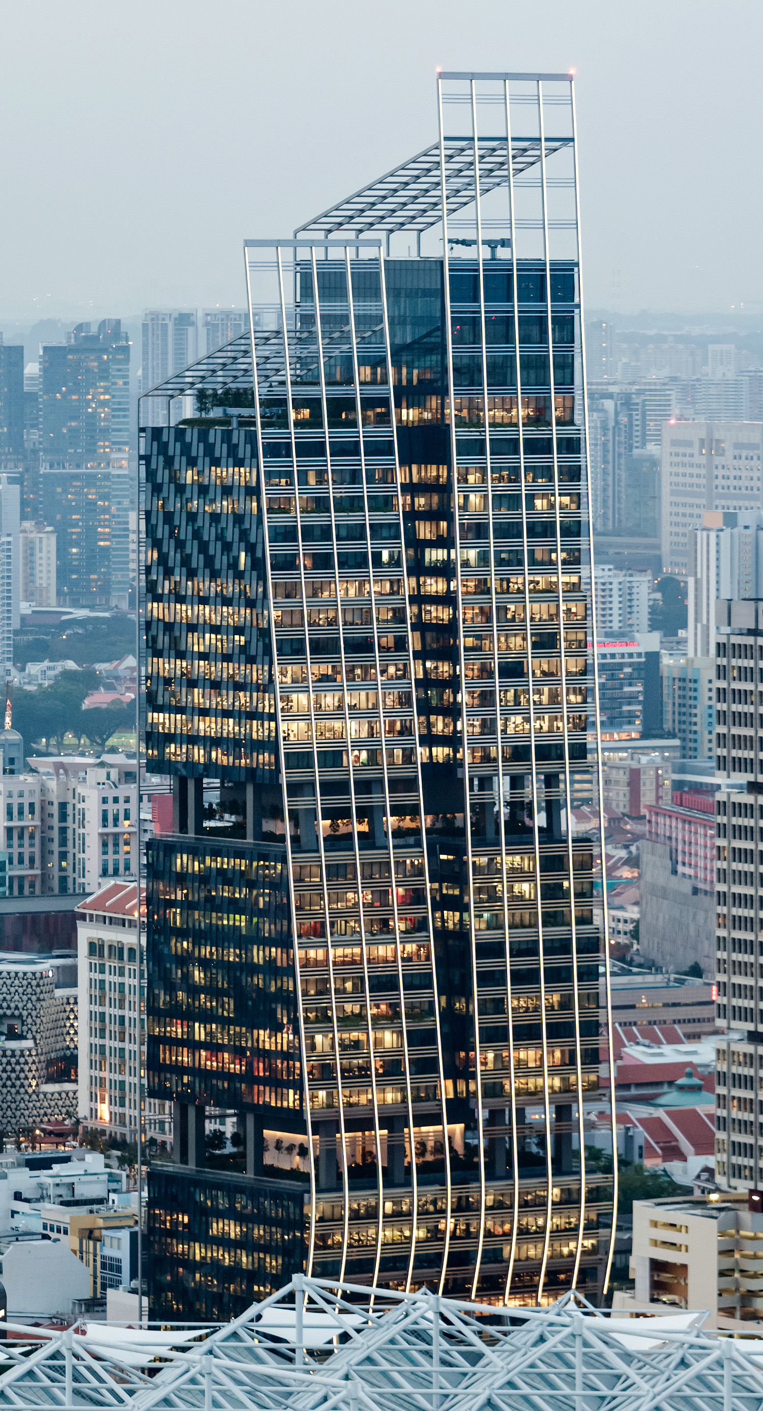 South Beach North Tower - View from Marina Bay Sands Skydeck