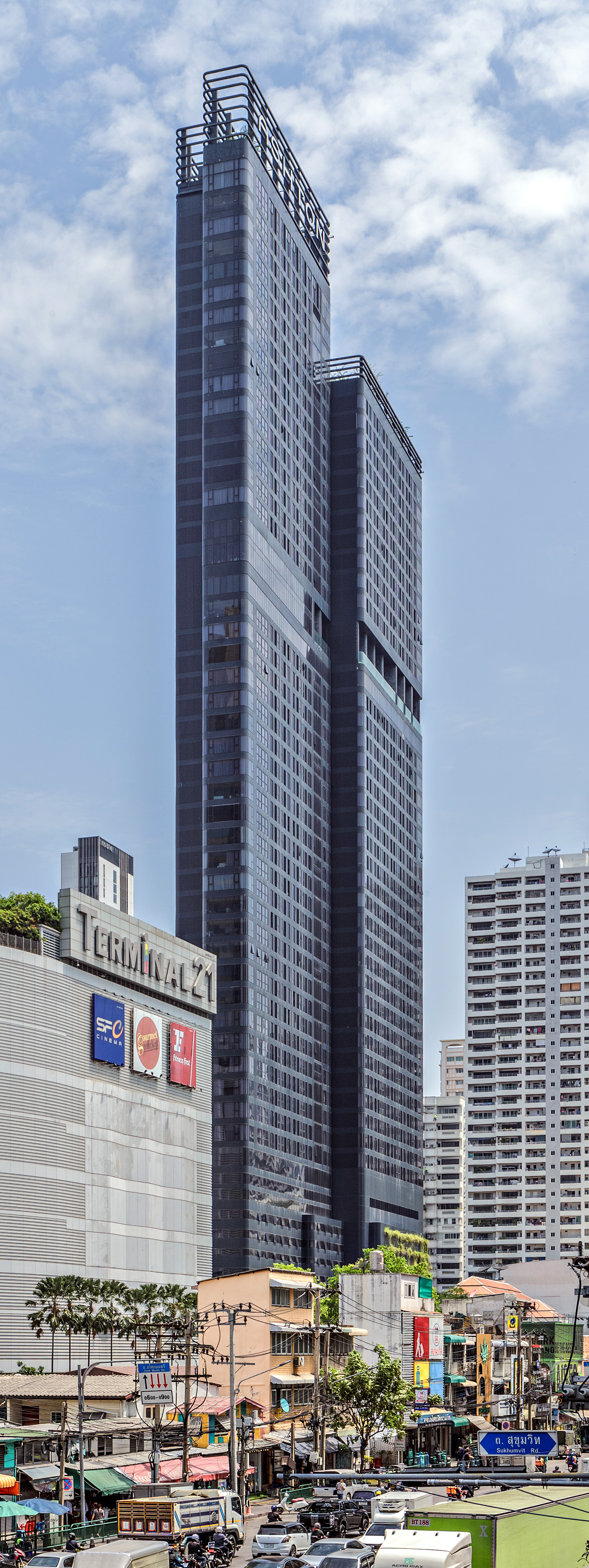 Ashton Asoke, Bangkok - View from the south. © Mathias Beinling
