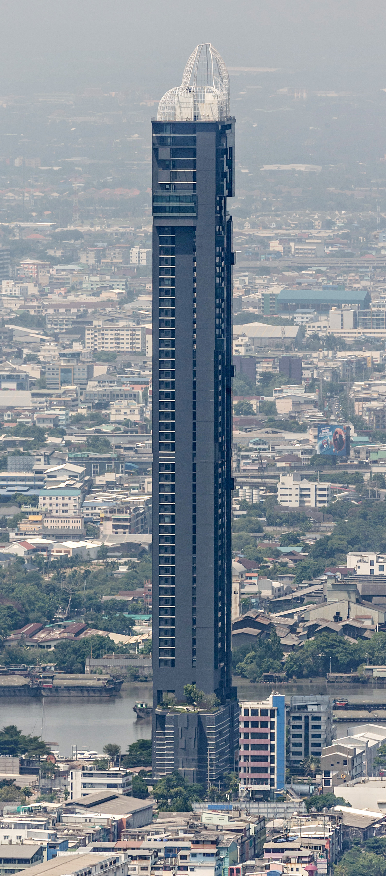 Canapaya Residences, Bangkok - View from King Power Mahanakhon. © Mathias Beinling
