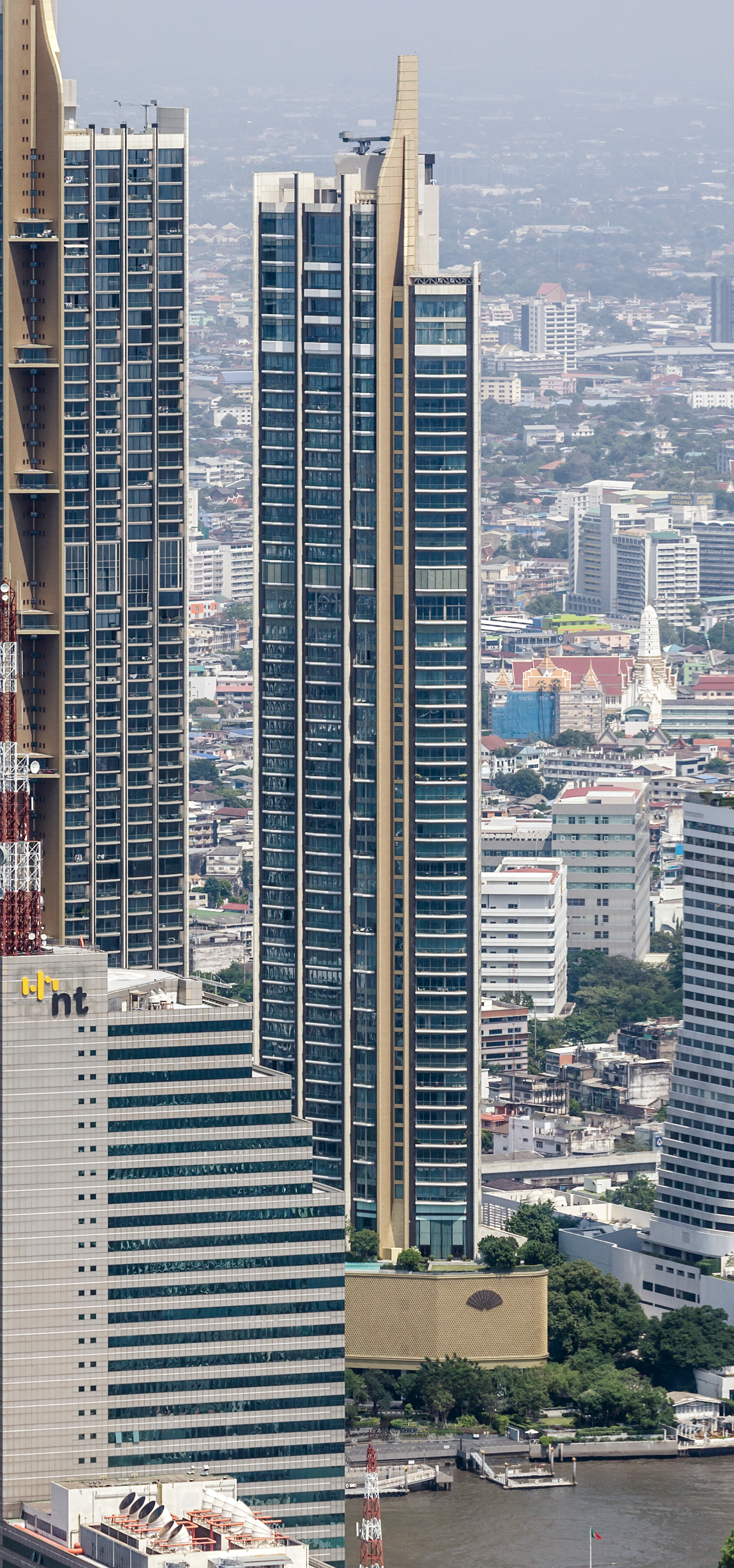 Mandarin Oriental Residences Bangkok , Bangkok - View from King Power Mahanakhon. © Mathias Beinling