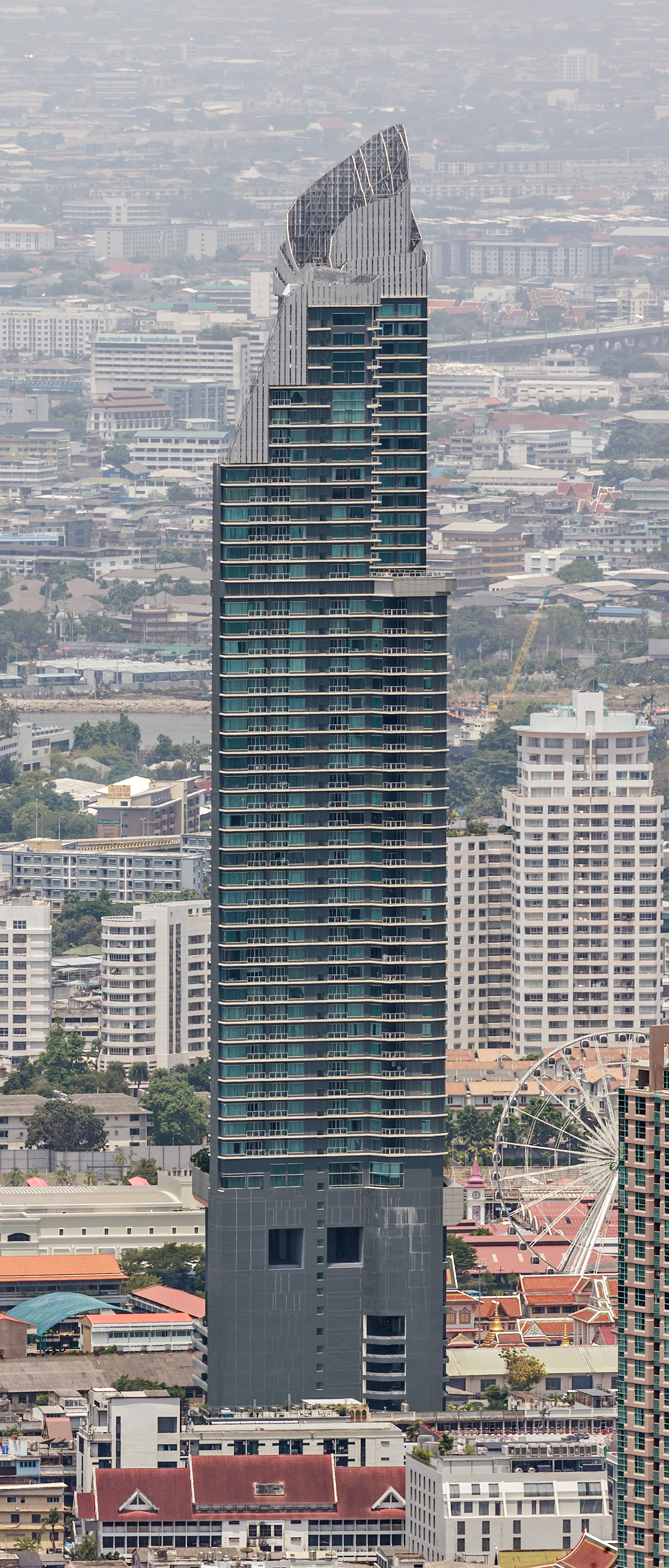 Menam Residence, Bangkok - View from King Power Mahanakhon. © Mathias Beinling