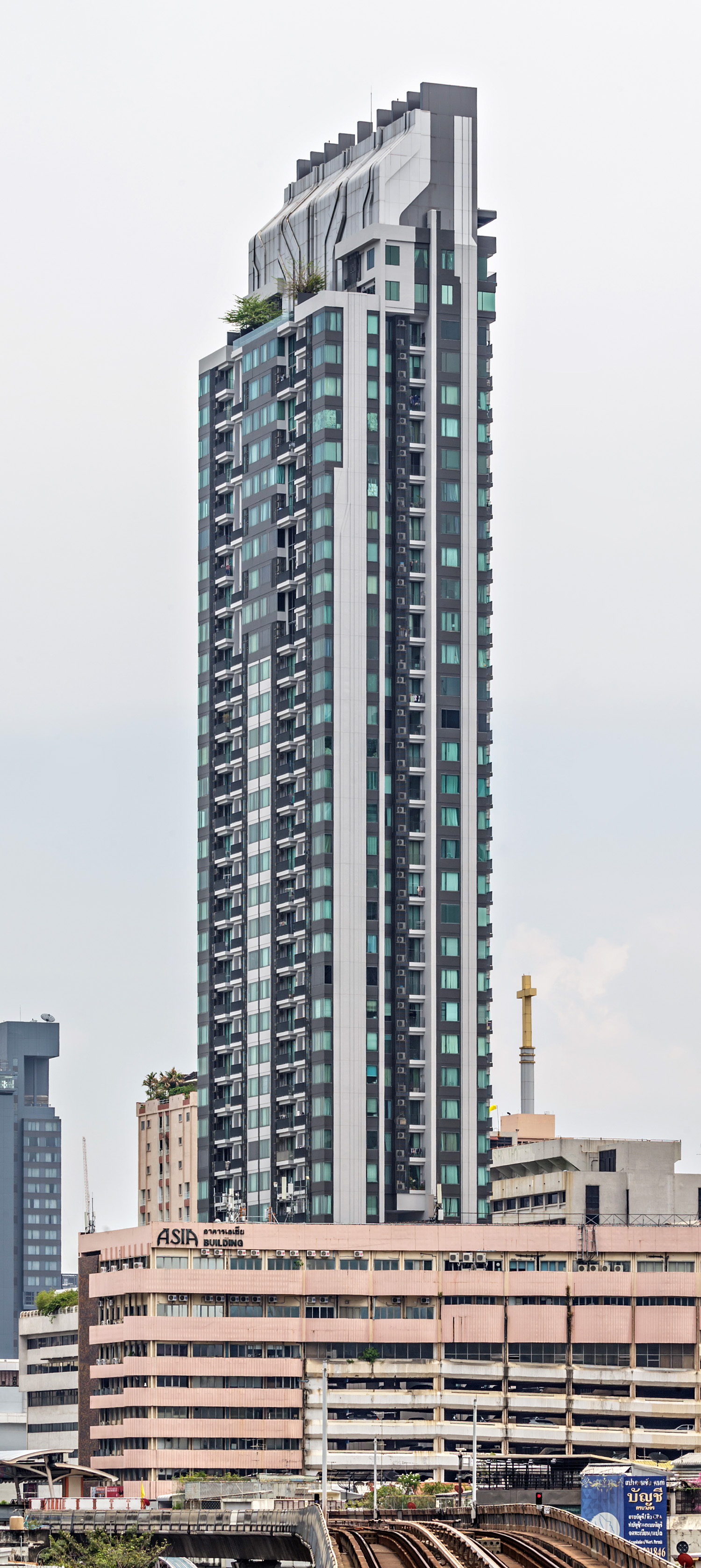 Pyne By Sansiri, Bangkok - View from Phaya Thai Station. © Mathias Beinling