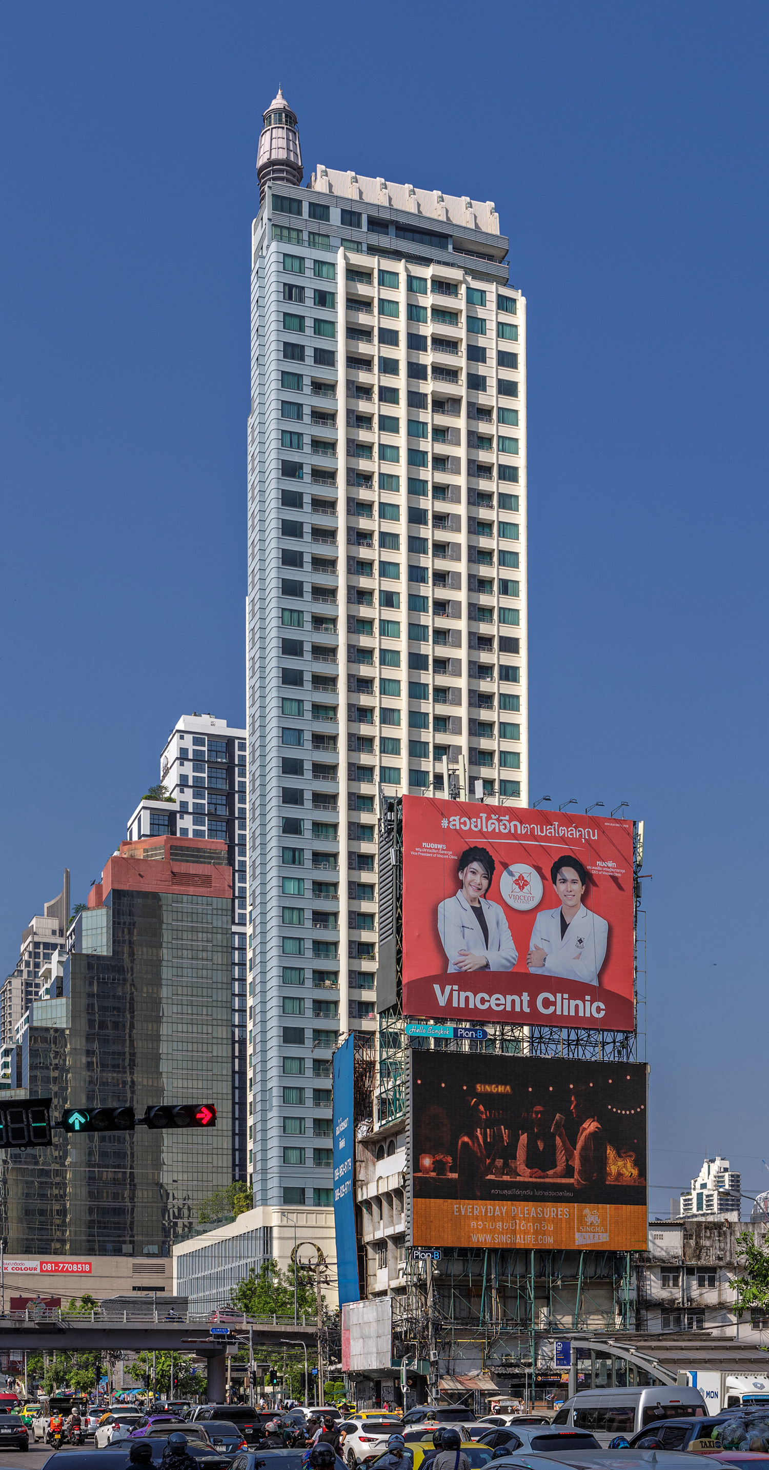 Q Asoke, Bangkok - View from the north. © Mathias Beinling