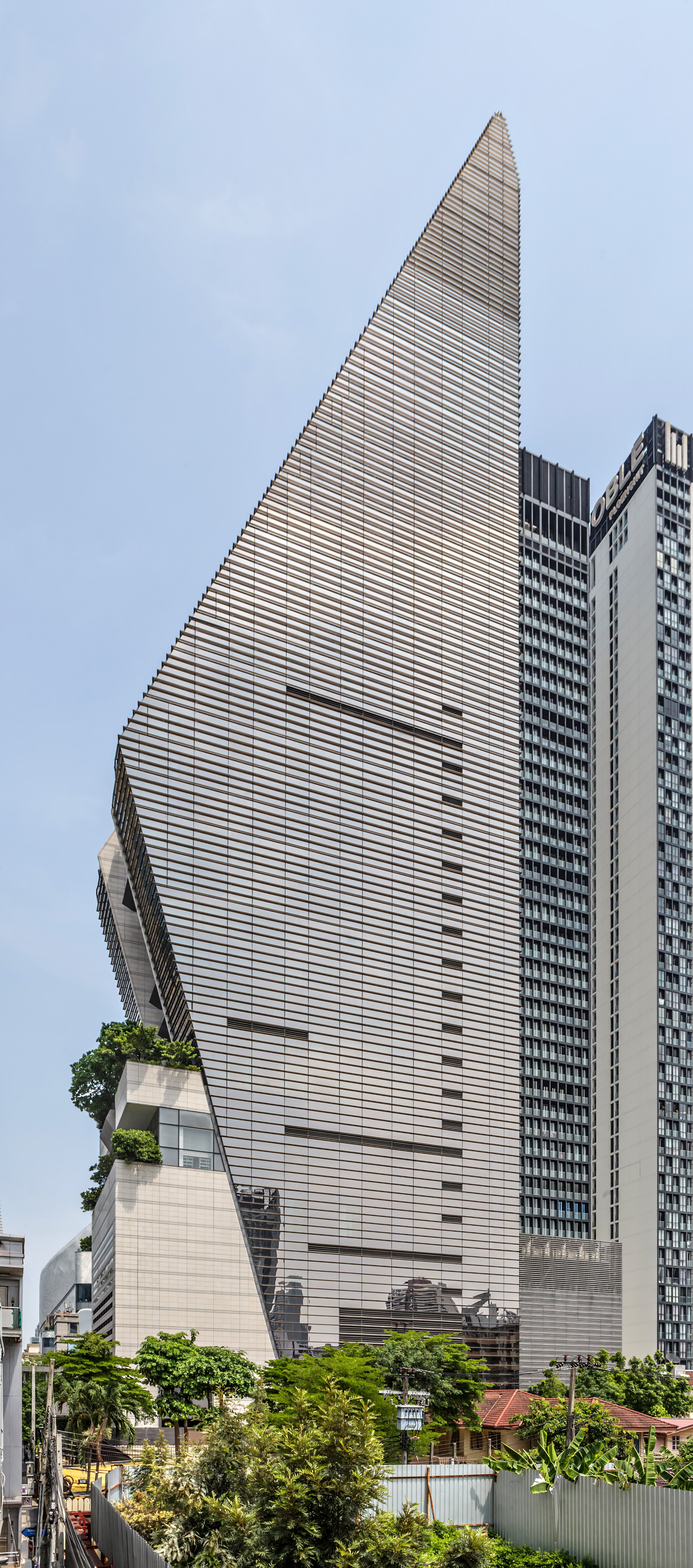 Rosewood Bangkok Hotel, Bangkok - View from Phloen Chit Station. © Mathias Beinling