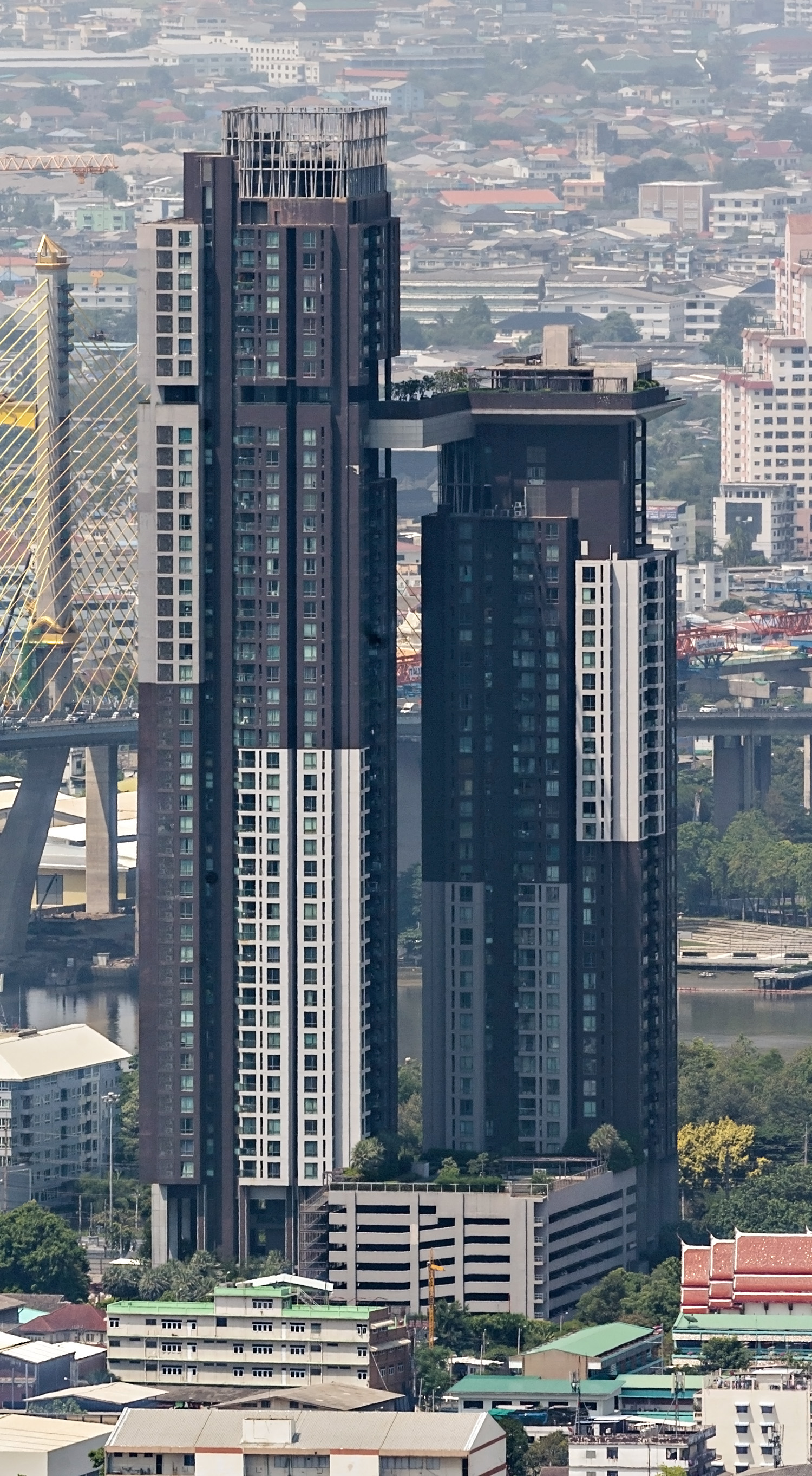 StarView Condo Tower, Bangkok - View from King Power Mahanakhon. © Mathias Beinling
