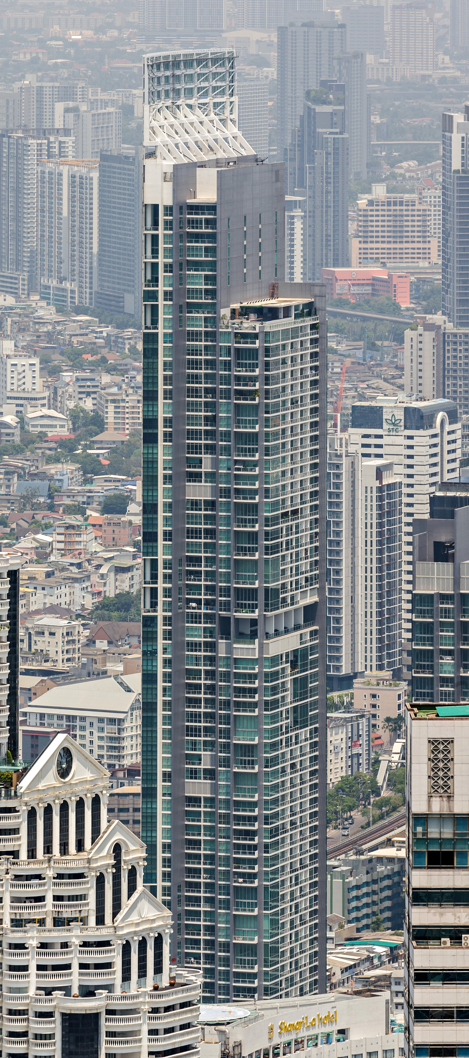 The River South Tower, Bangkok - View from King Power Mahanakhon. © Mathias Beinling