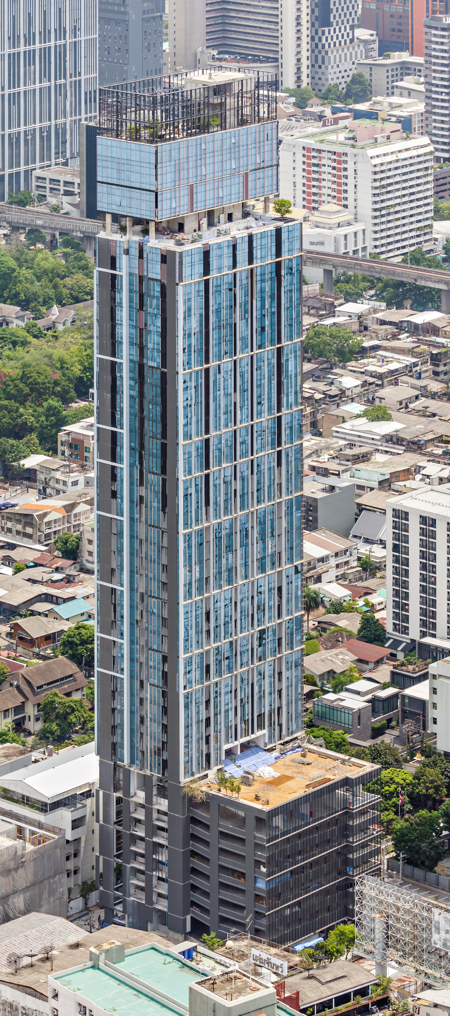 Wish Signature II Midtown Siam, Bangkok - View from Baiyoke Tower II. © Mathias Beinling