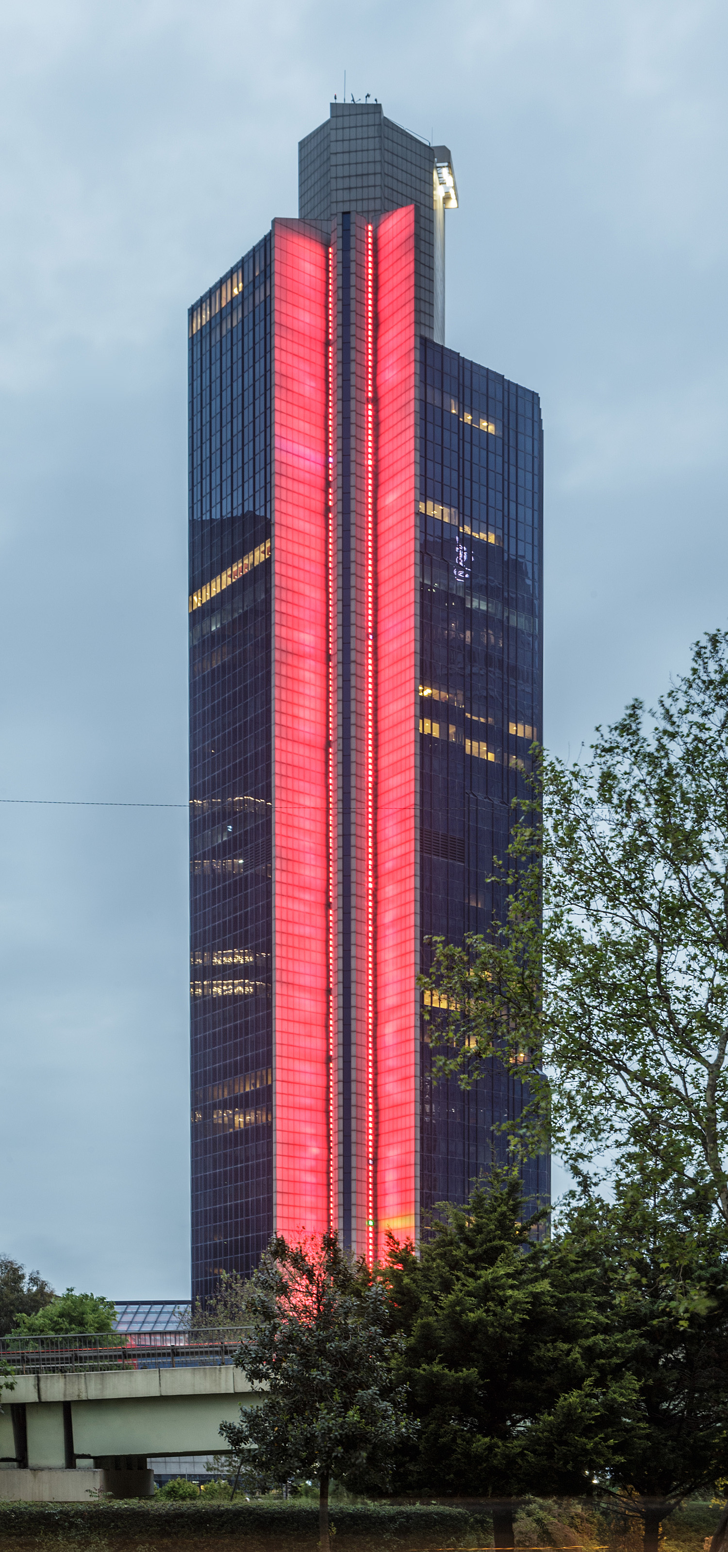 Akbank Tower, Istanbul - View from the southwest. © Mathias Beinling