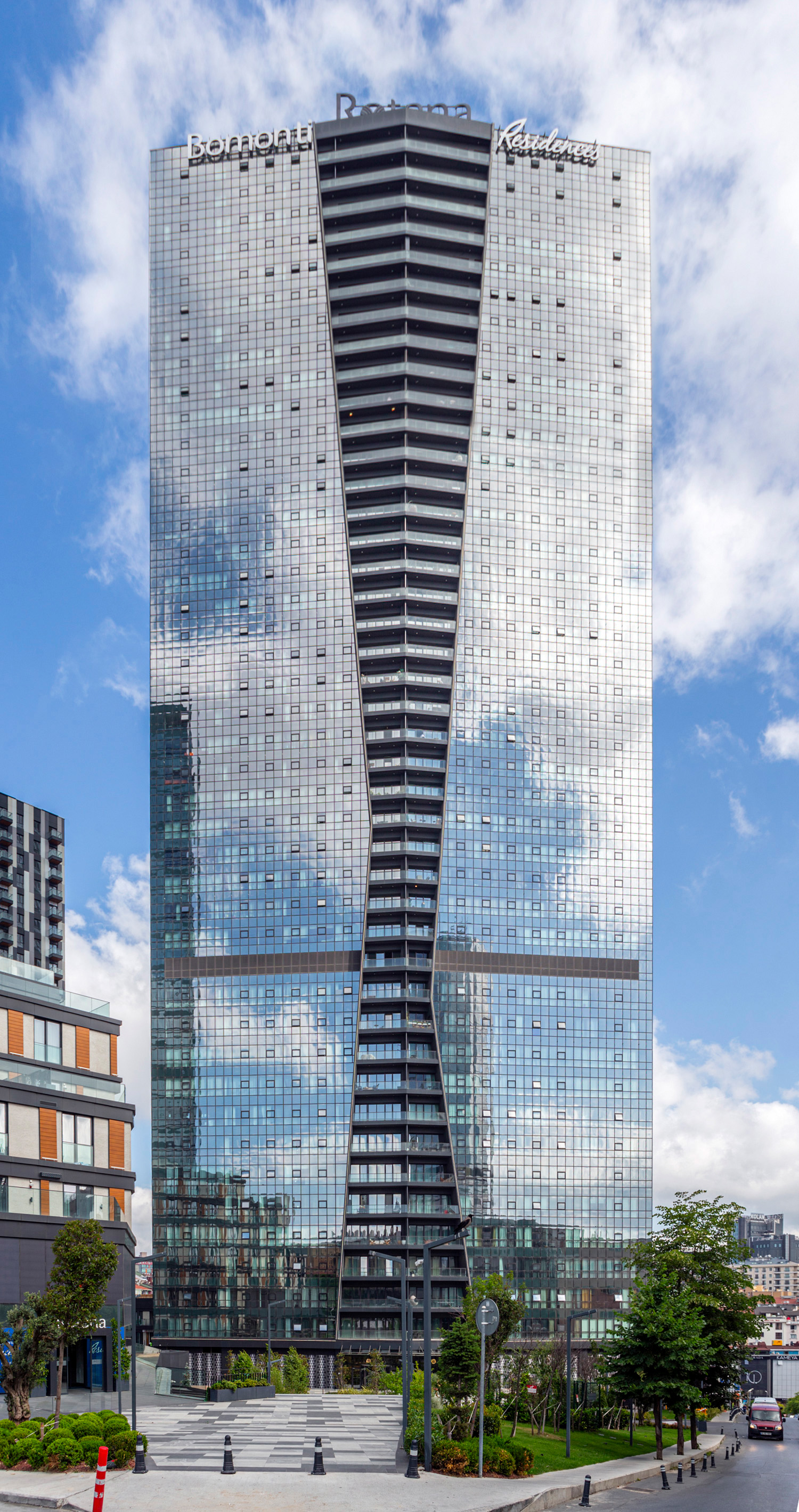 Bomonti Residences by Rotana, Istanbul - View from the south. © Mathias Beinling