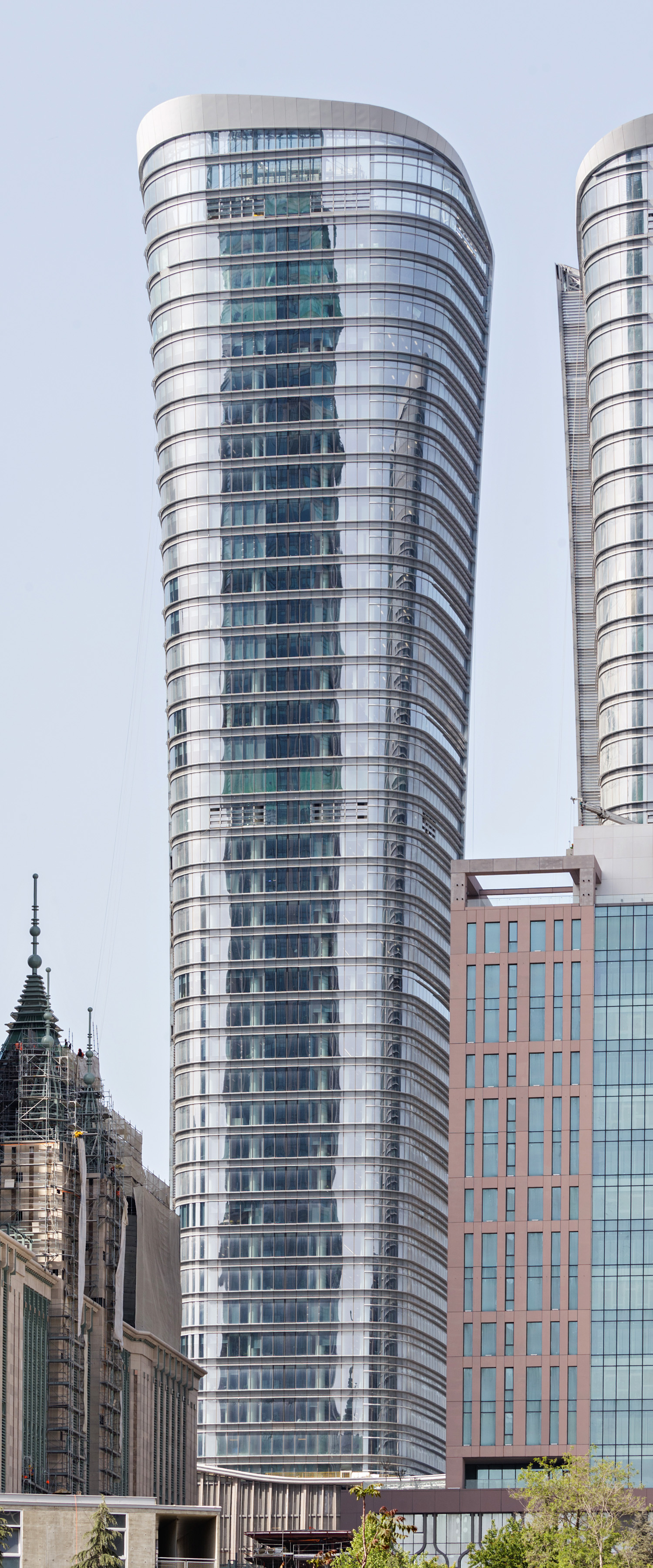 Istanbul International Finance Center Ziraat Tower I, Istanbul - View from the north. © Mathias Beinling