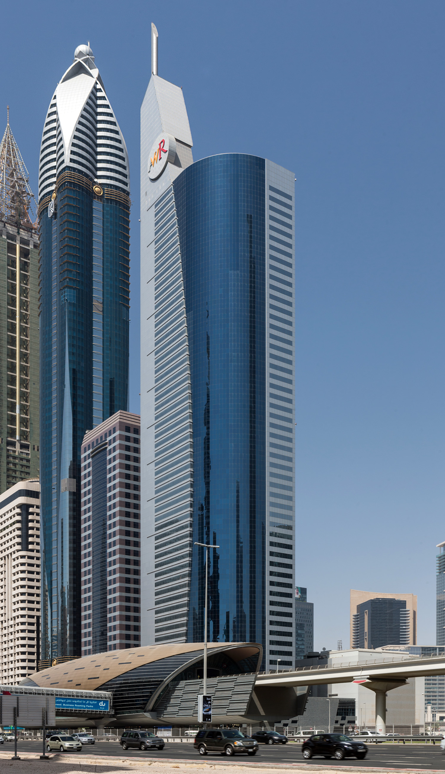 21st Century Tower - View across Sheikh Zayed Road