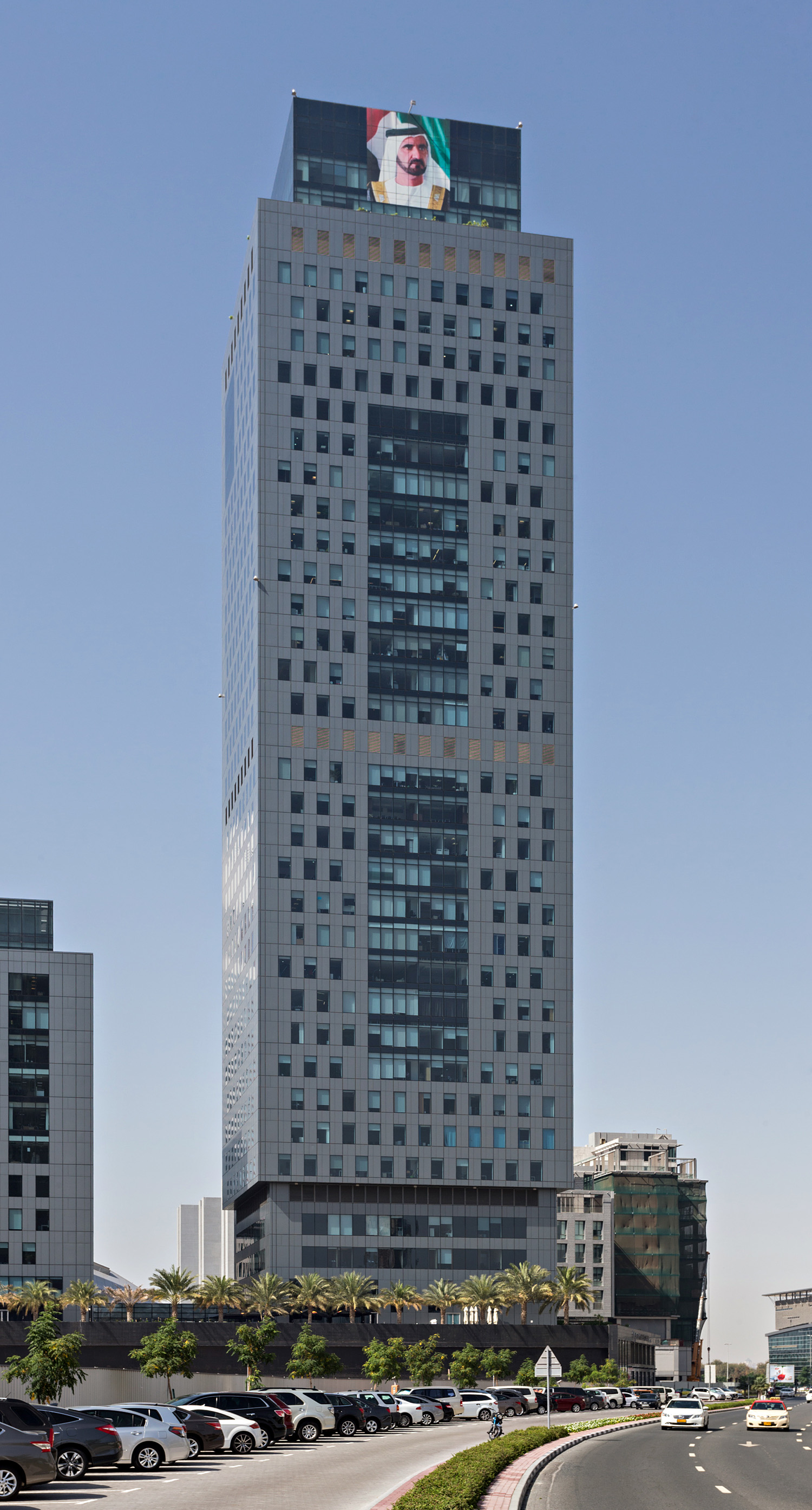 Al Fattan Currency House - View from Al Mustaqbal Street