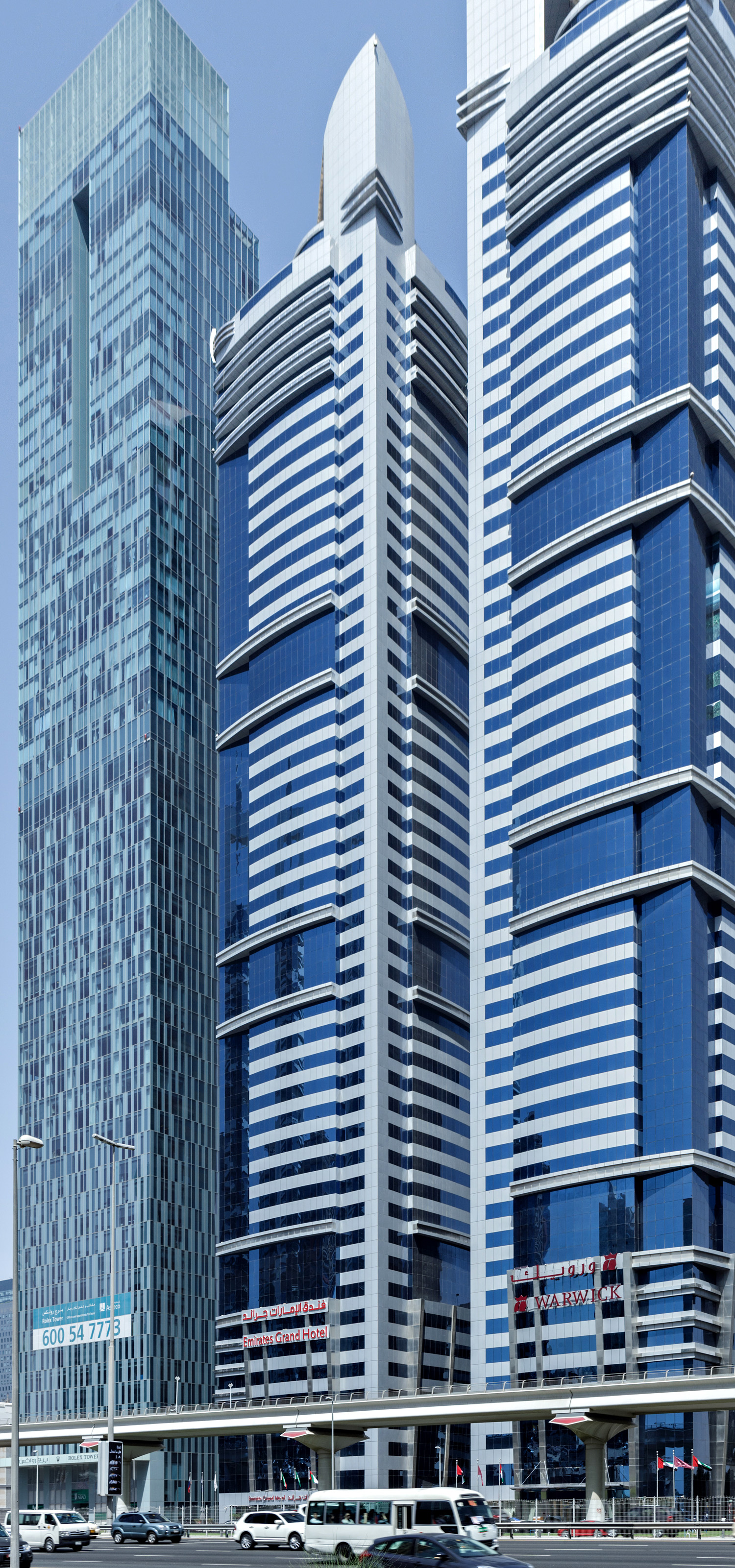 Angsana Hotel Tower - View across Sheikh Zayed Road