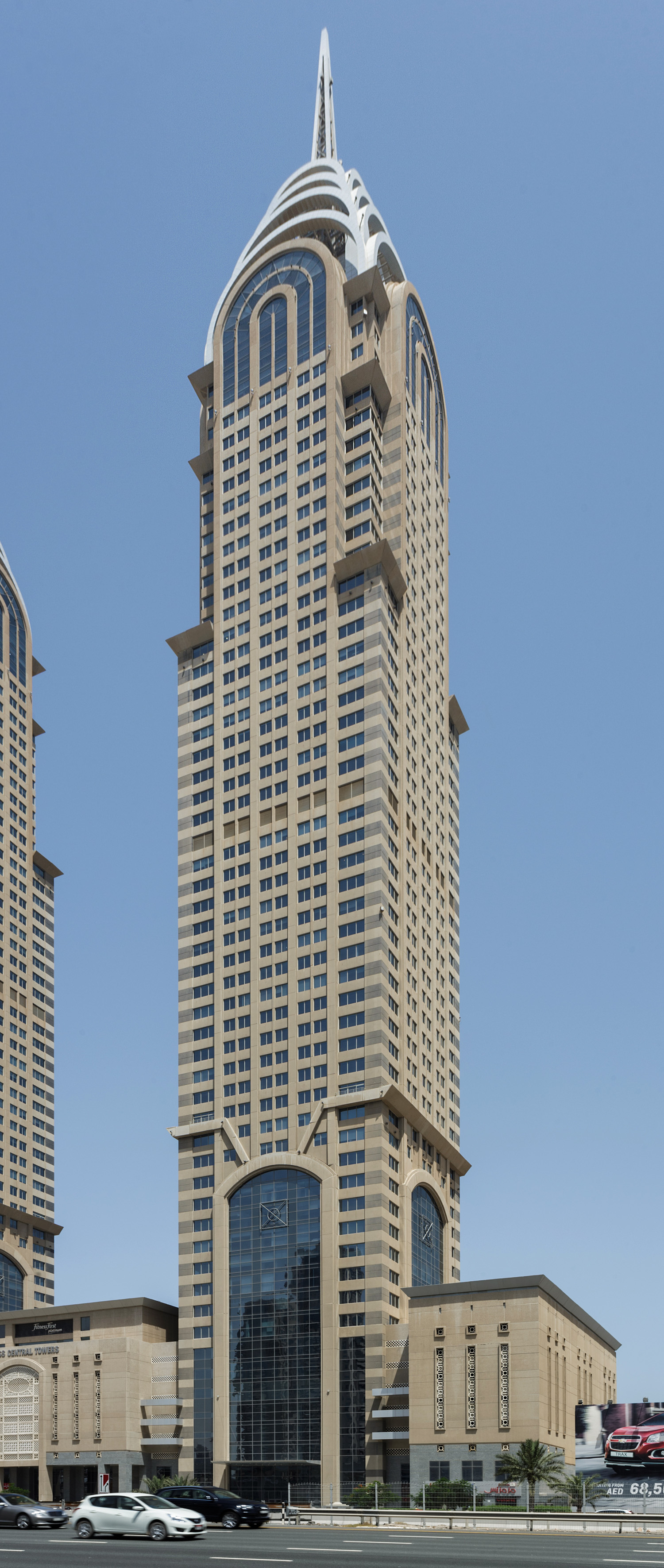 Business Central Tower 1 - View across Sheikh Zayed Road