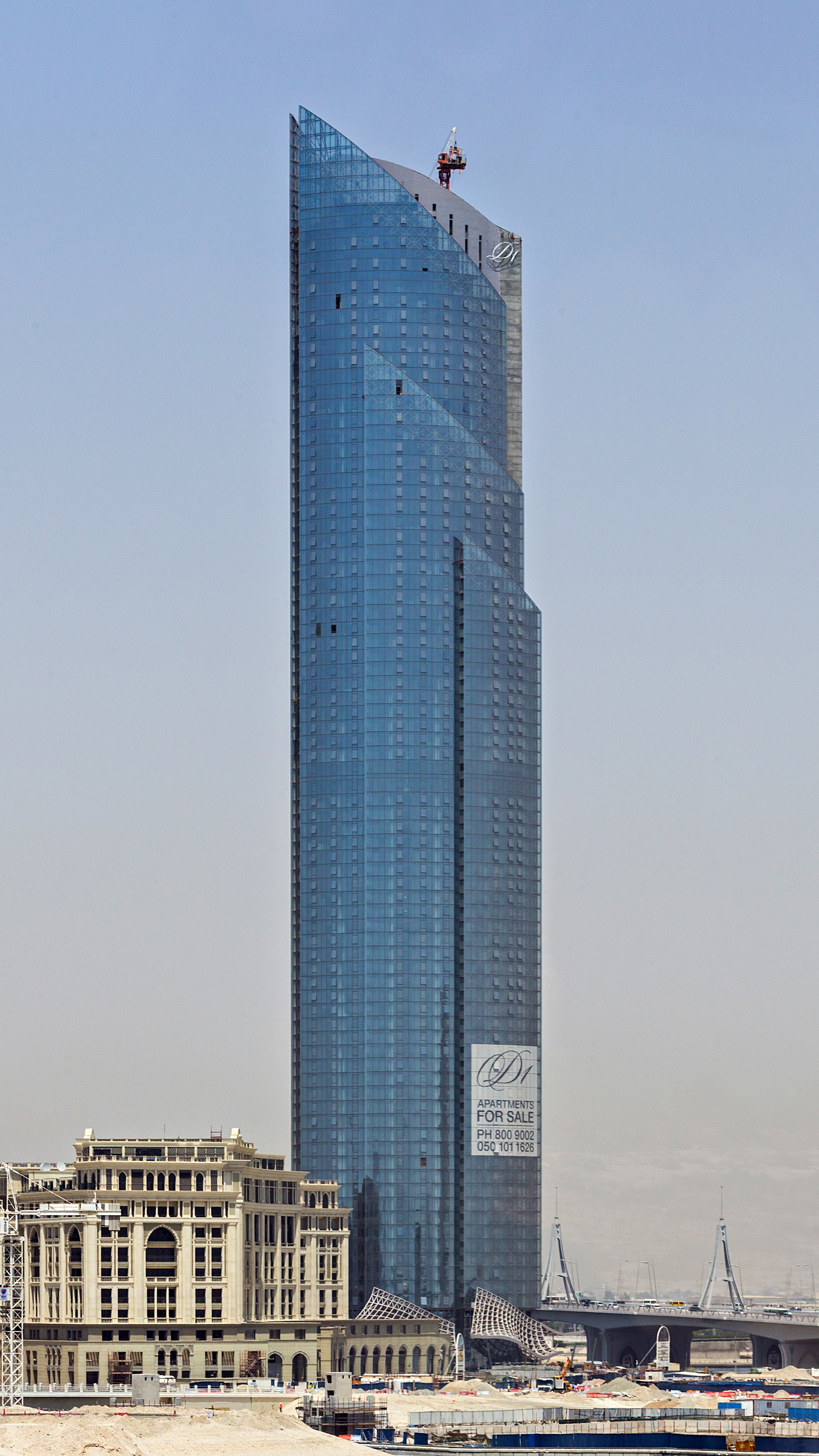 D1 Tower - During construction