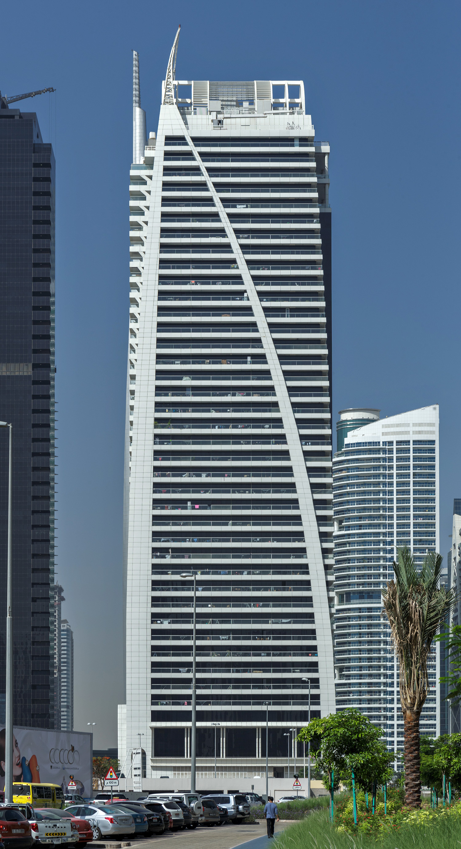 Dubai Arch Tower - View from the northeast