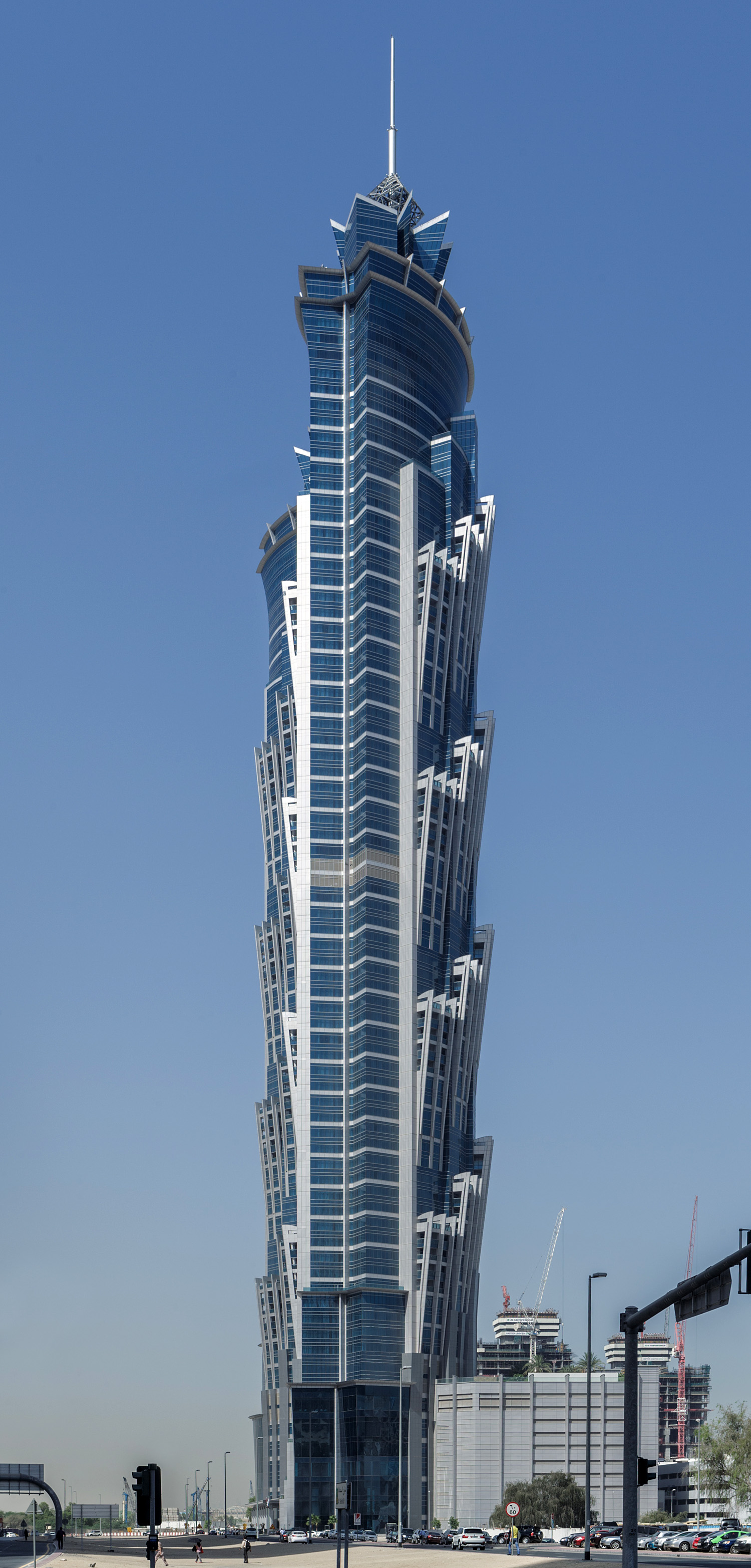 JW Marriott Marquis Hotel Dubai Tower 1 - View from the northeast