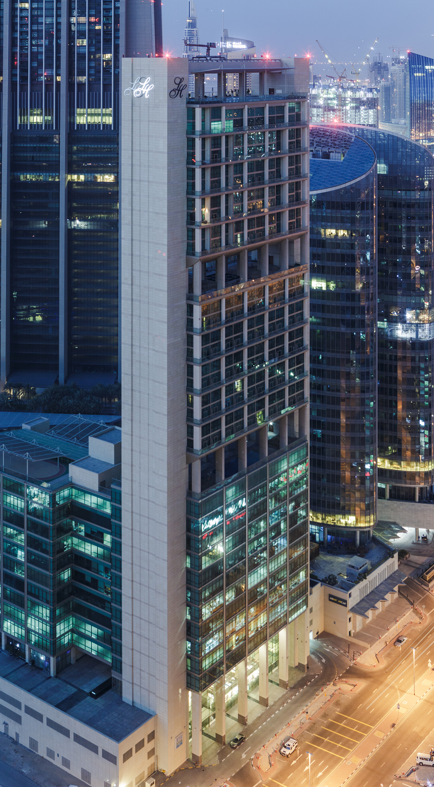 Liberty House - View from Rose Rayhaan Hotel