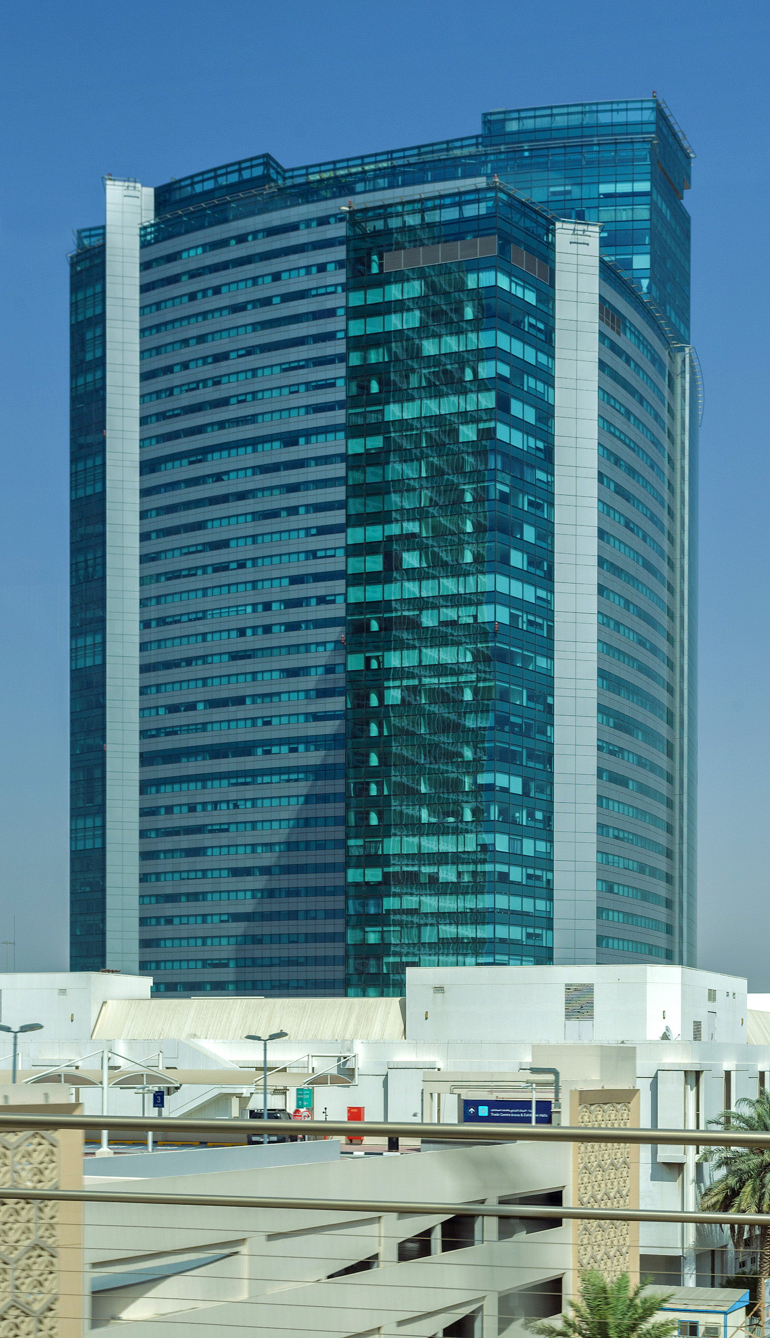 World Trade Center Residences - View from Dubai Metro Red Line