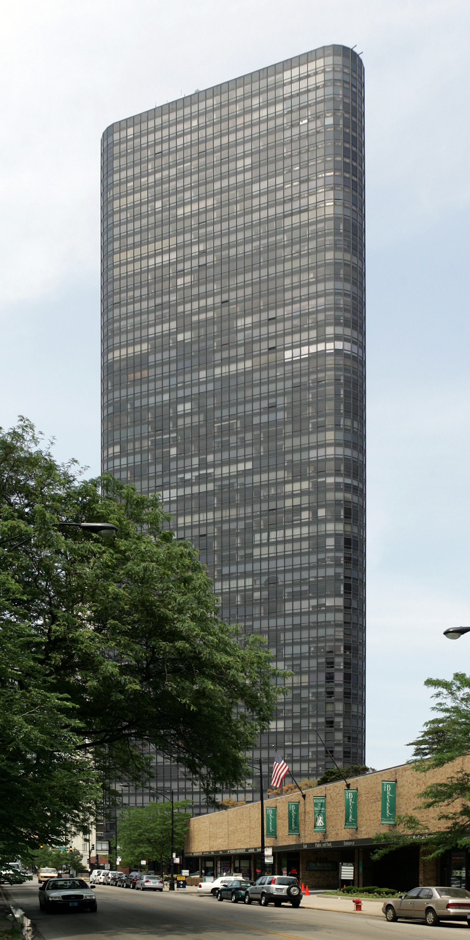 Park Tower Condominiums - View from the south