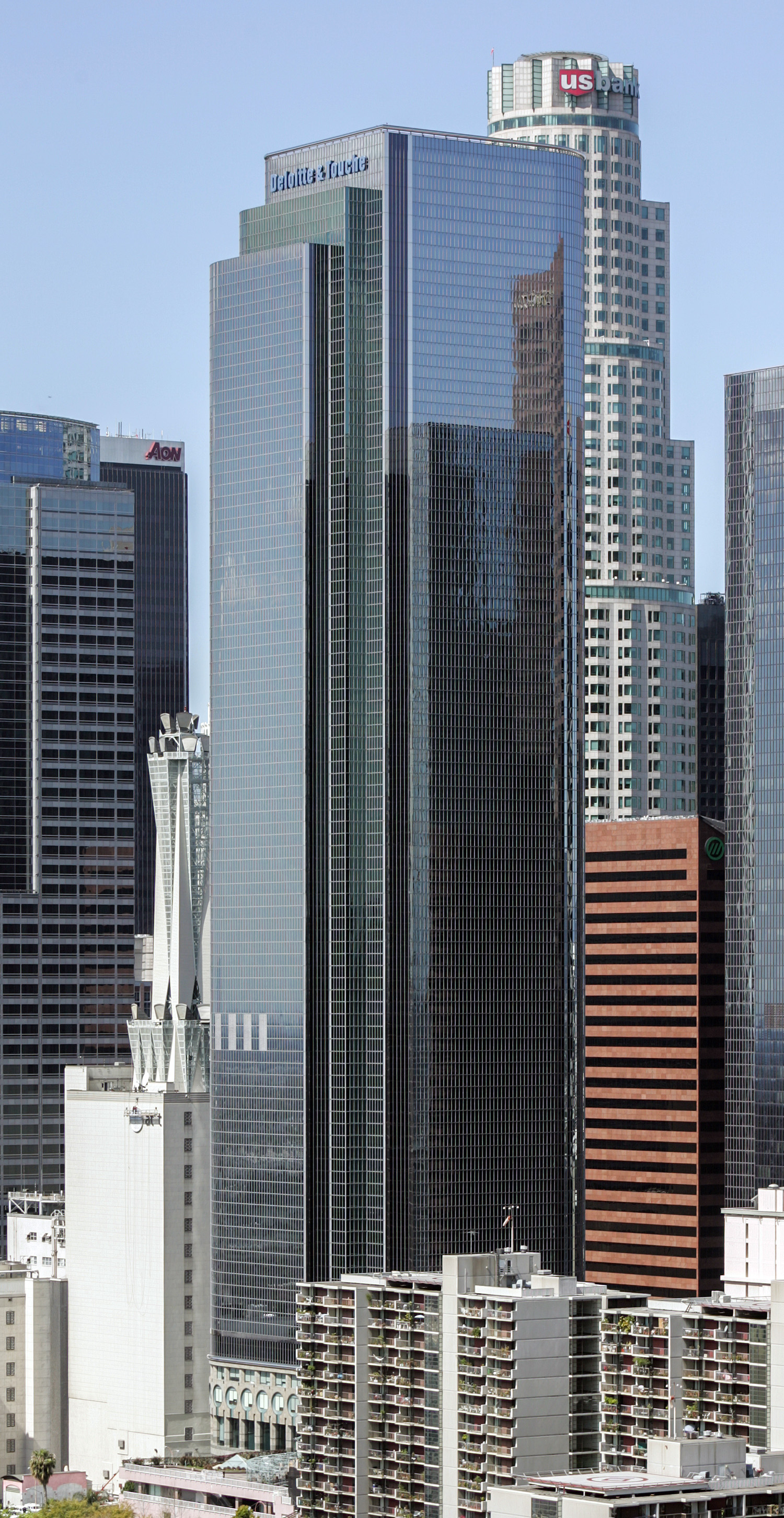 Two California Plaza - View from City Hall