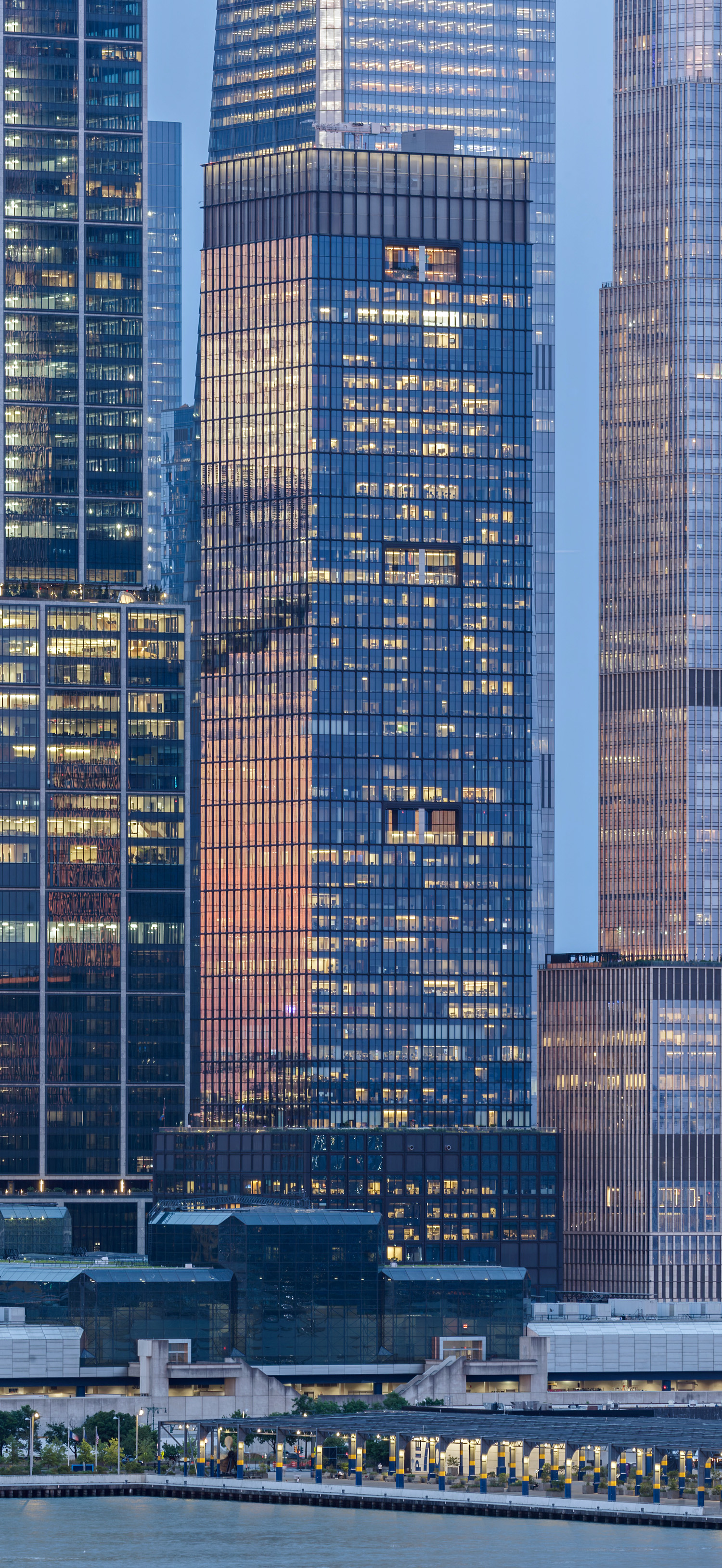 55 Hudson Yards - View from Weehawken