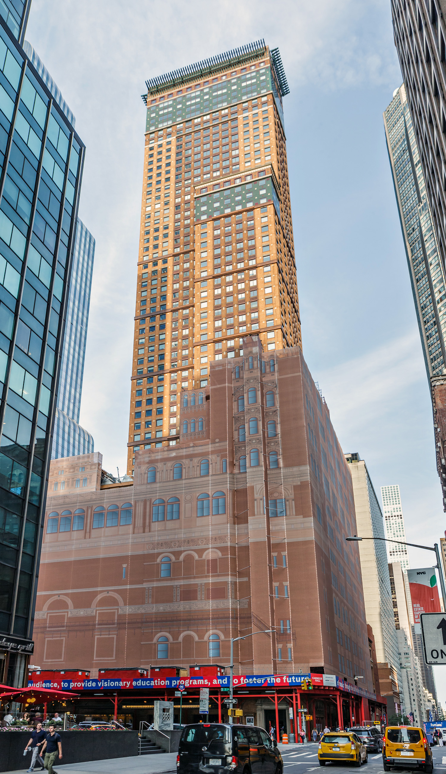 Carnegie Hall Tower - View from the west