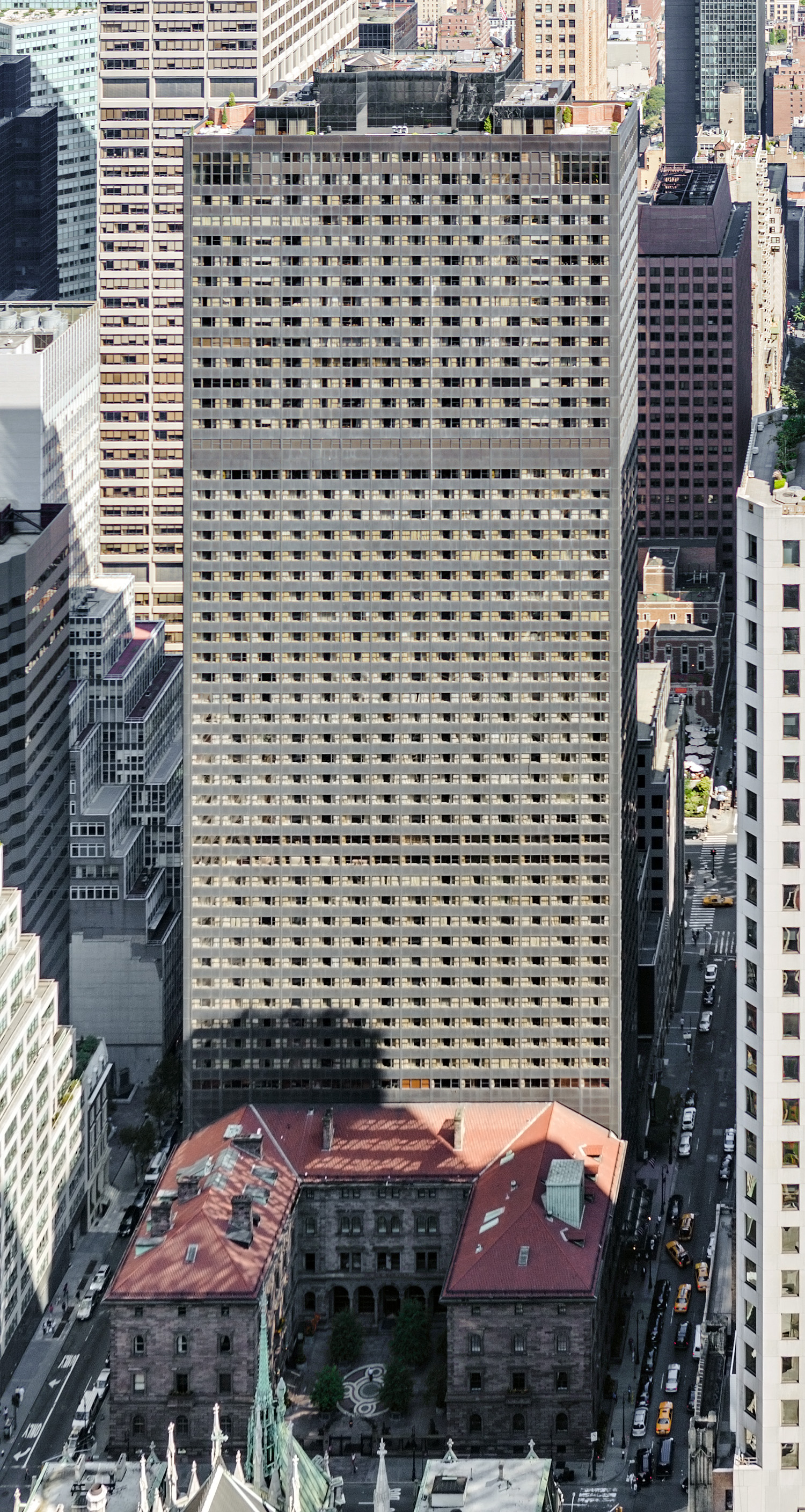 New York Palace Hotel - View from Top of the Rock