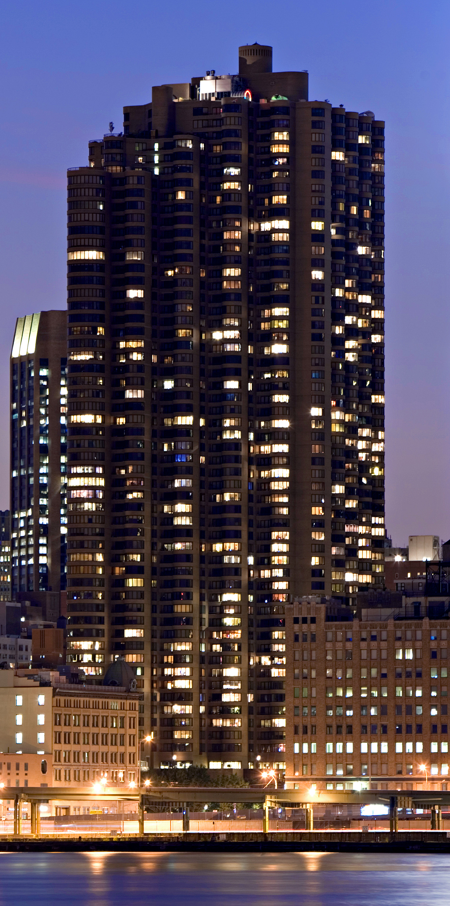 The Corinthian - Night view from Queens