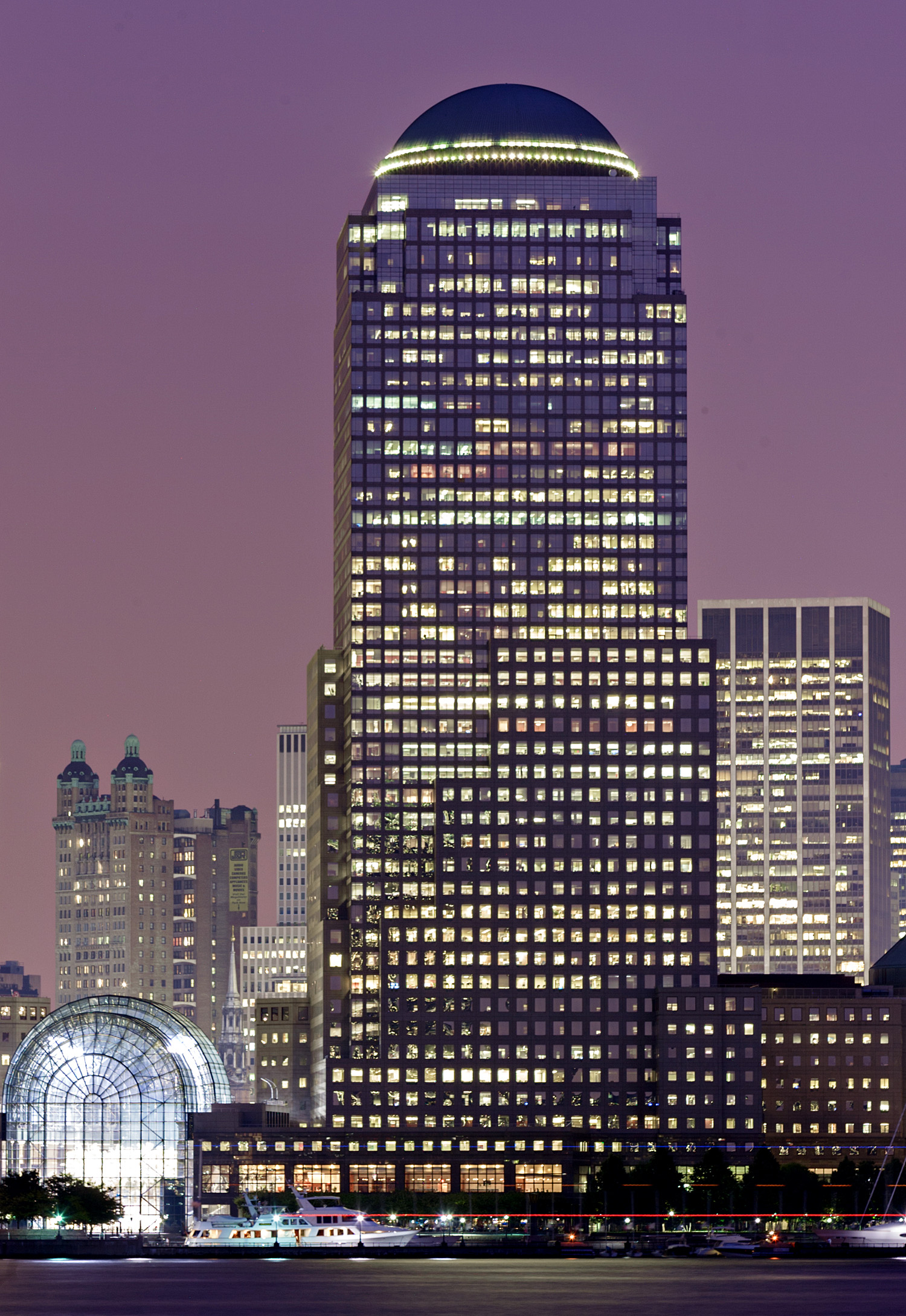 Two World Financial Center - View from Jersey City