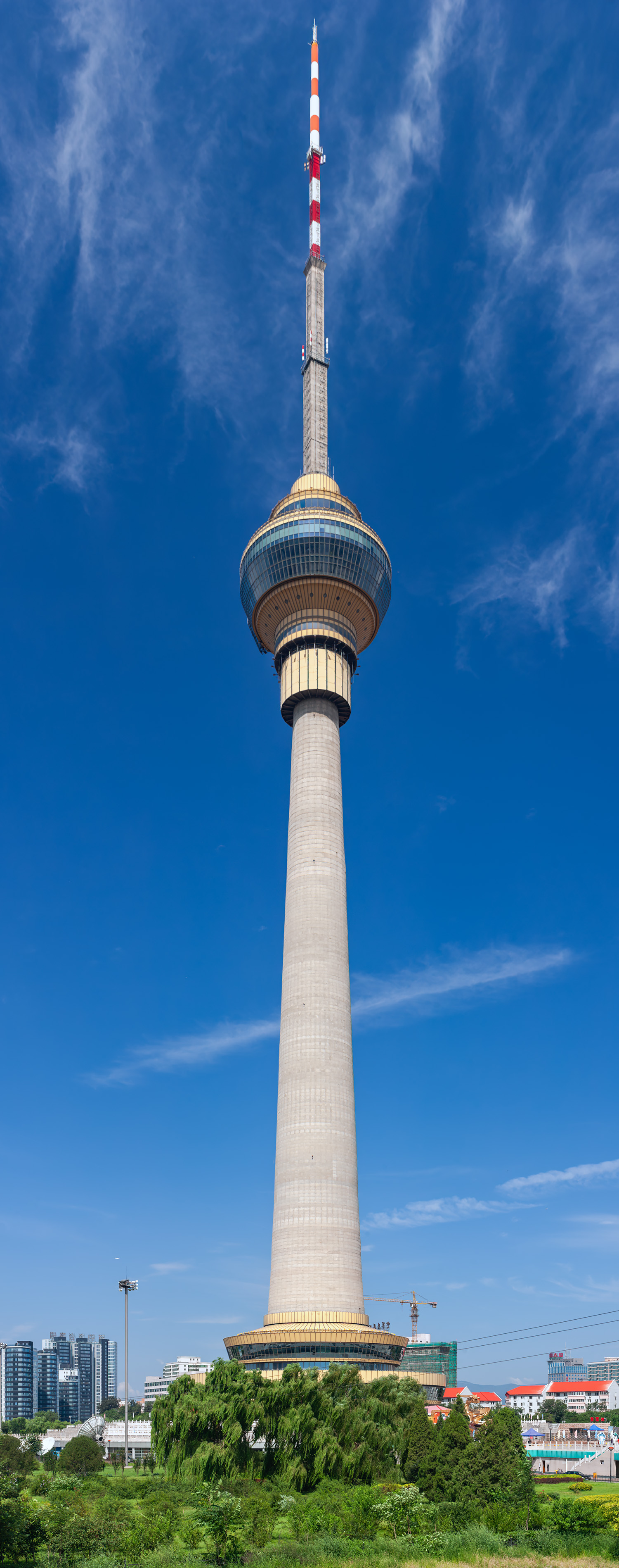 Central TV Tower - Vertical panorama